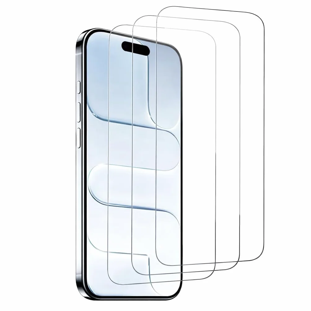3 szt. pancerna folia ochronna ze szkła hartowanego do iPhone 17 Air Screen Protector folia ochronna na ekran odporna na zarysowania twardość 9H HD folia ochronna na wyświetlacz 6,5 cala szkło