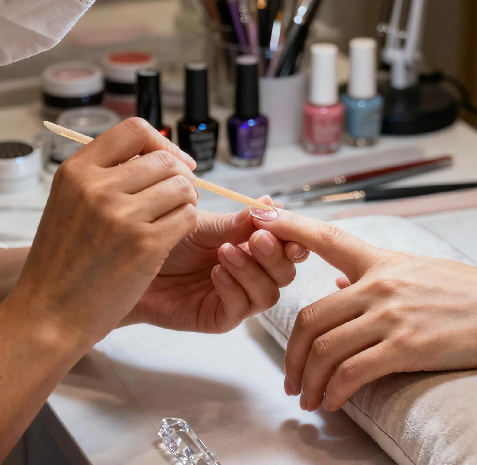drewniane pałeczki do manicure 600 sztuk 11,4 cm dwustronne z drewna różanego