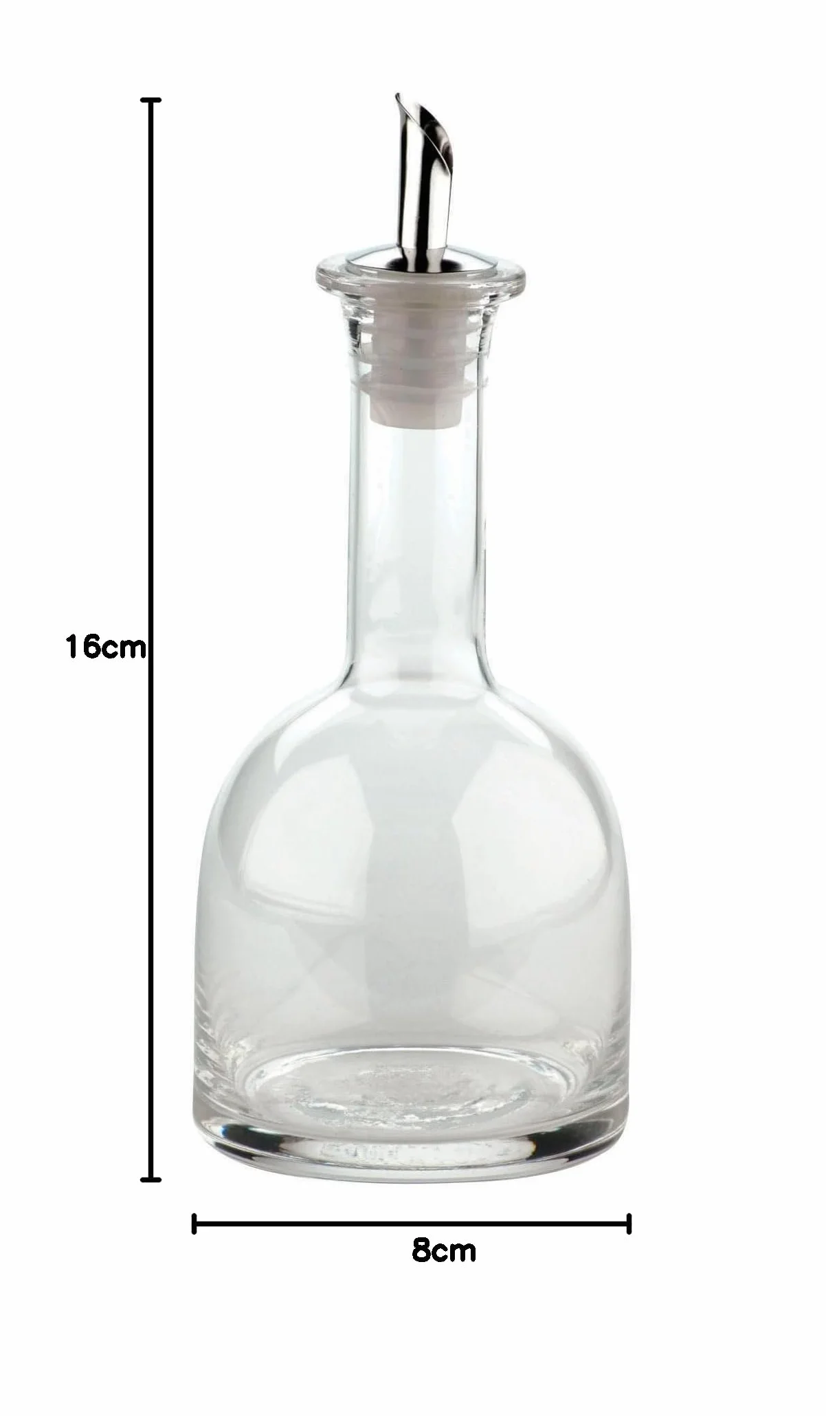 Typhoon Przyprawy 280 ml długa szyja, oliwa z oliwek, 8,5 x 8,5 x 16,5 cm