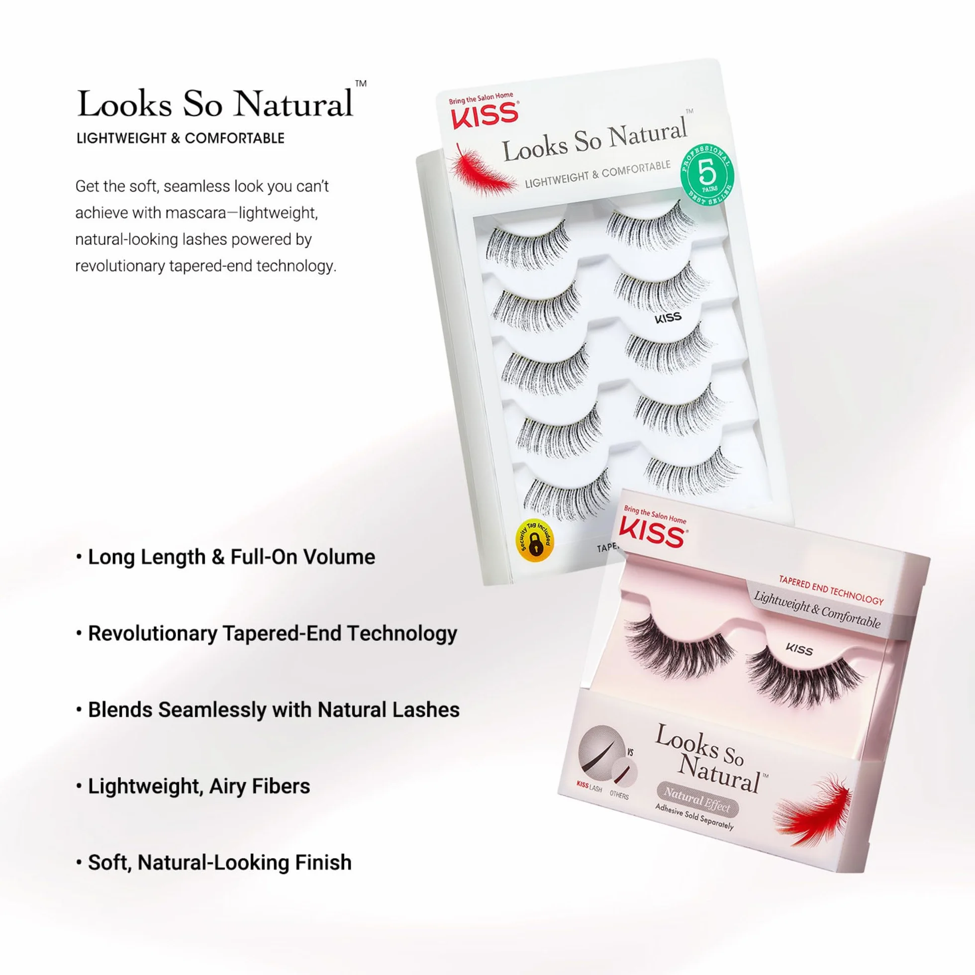 Kiss Products nr 05 Ever EZ Lashes, 10 Count