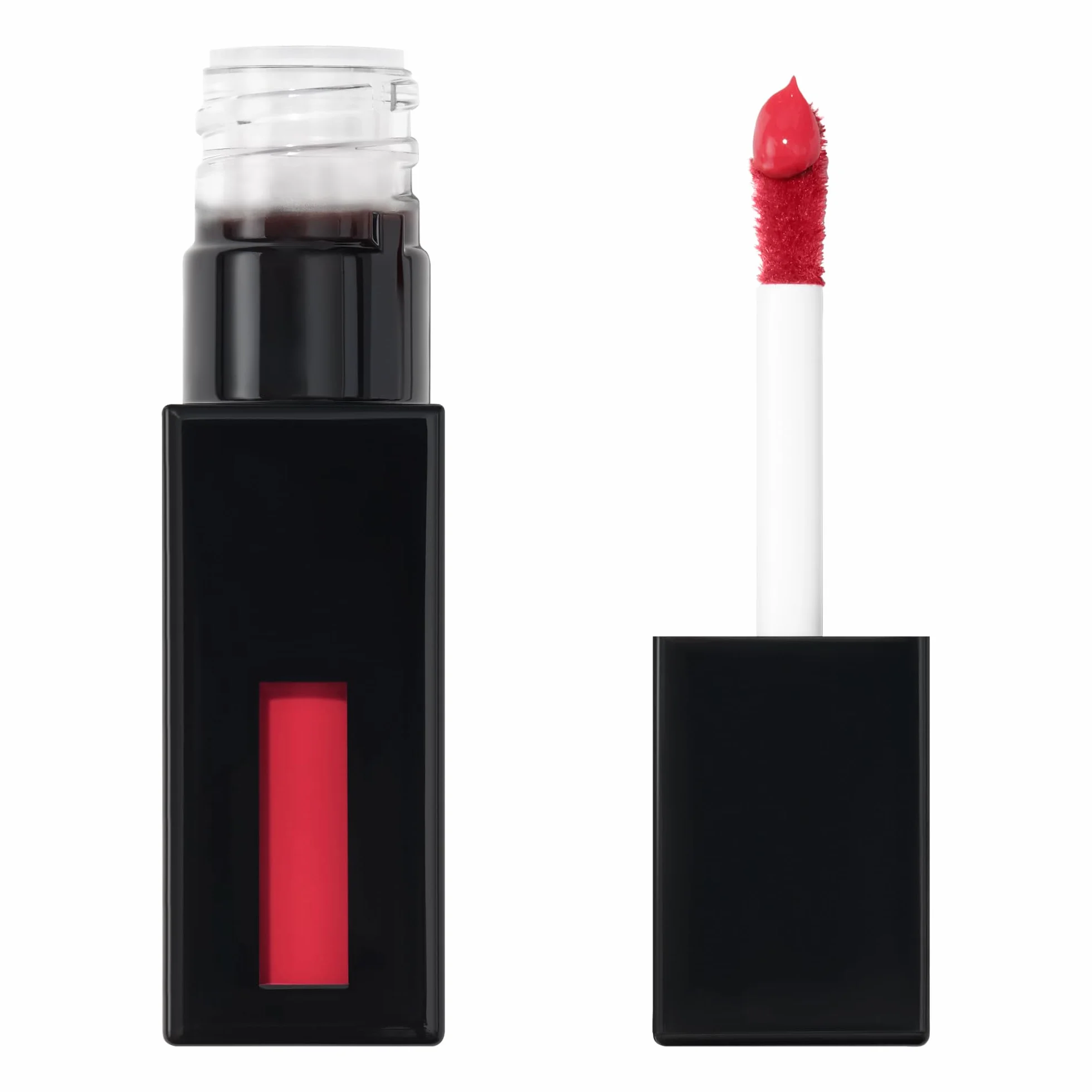 e.l.f. Glossy Lip Stain, długotrwały lekki odcień do ust dla odrobiny koloru sheer i delikatnego połysku, wegański, nietestowany na zwierzętach, Fuchsia Fantasy