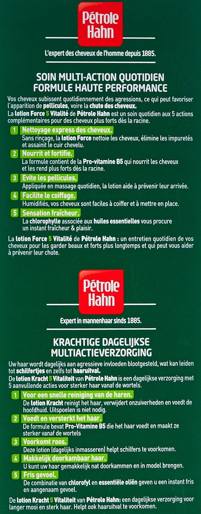 Olej Hahn Lotion Tonizujący Siła 5 Witalność 300 ml