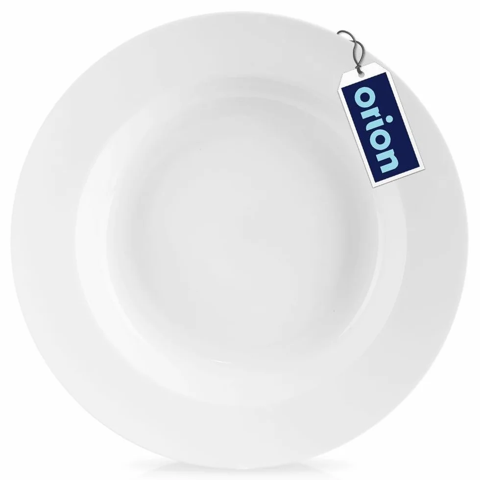 Orion Group Talerz do zupy porcelanowy biały MONA 24,5 cm 350 ml