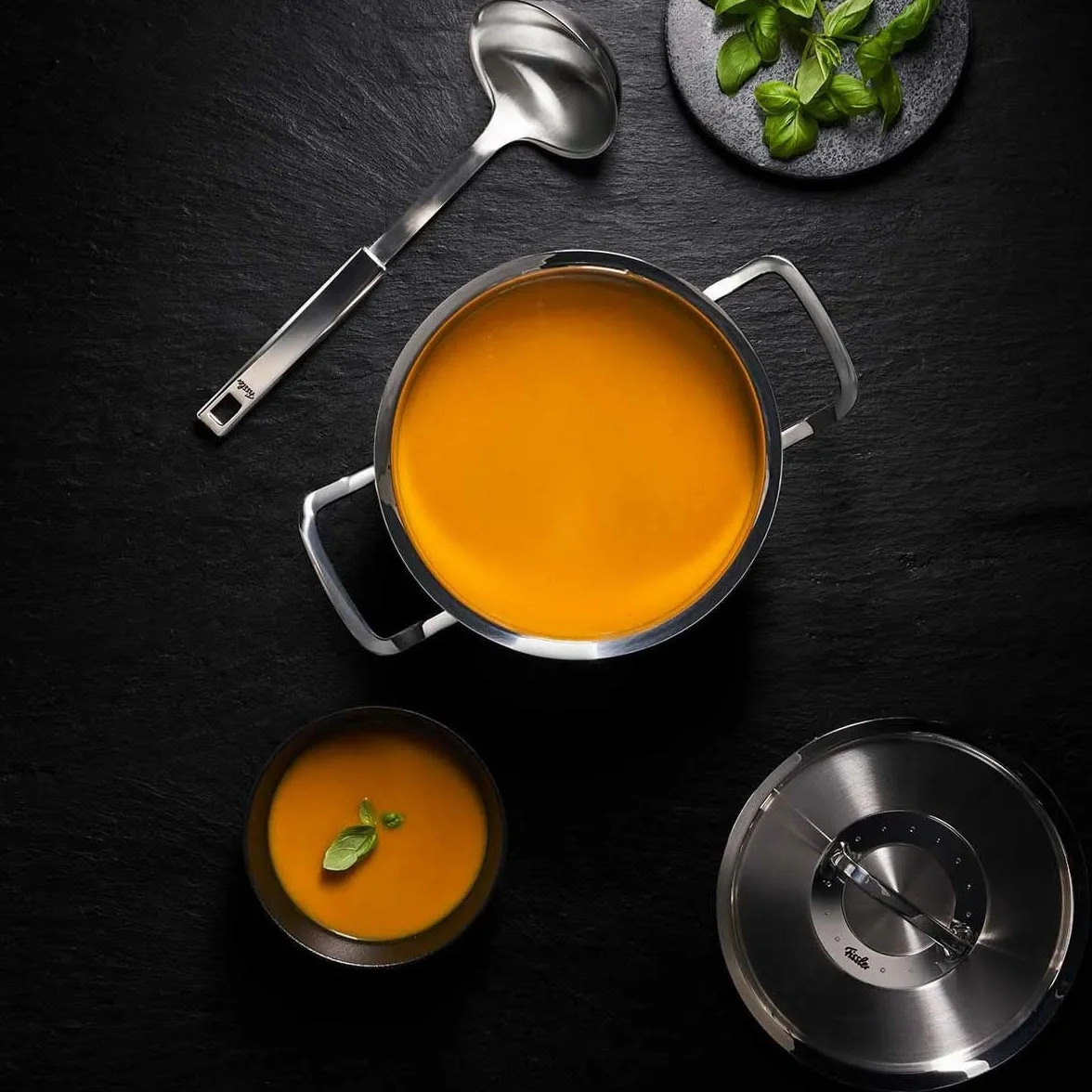Fissler Original-Profi Zestaw Garnków z Rondlem 18/10 Steel Srebrny 5 sztuk