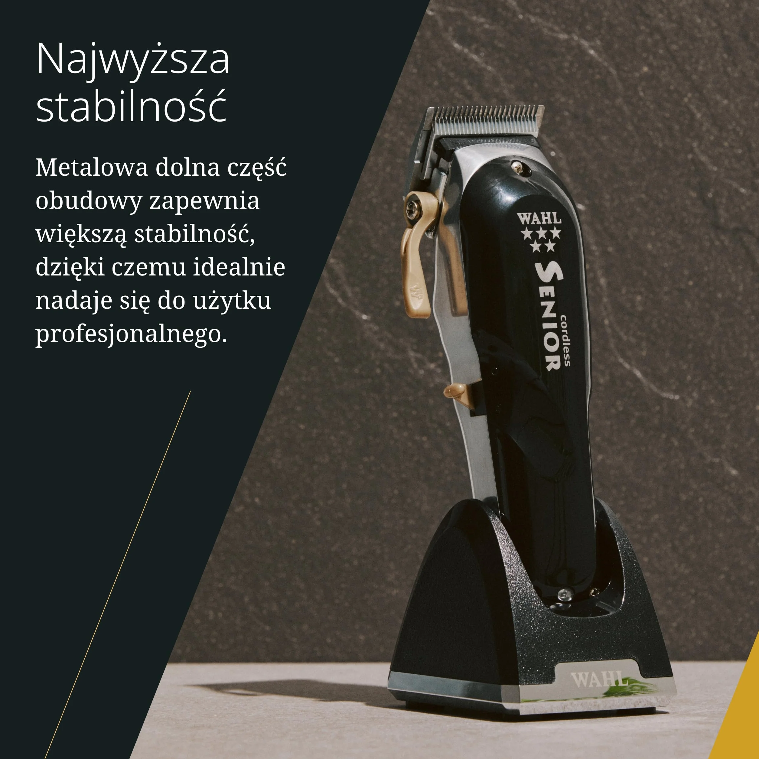 Wahl Cordless Senior - Professional Mains/Pordless Hair Clipper - Mocny i szybki blas