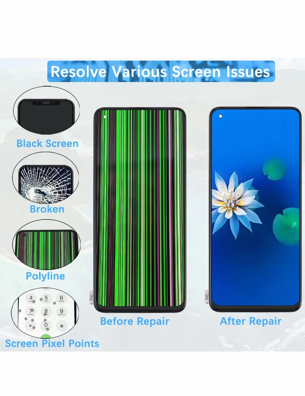 H&LYCYJ Wyświetlacz do Oppo Find X3 Lite 5G TFT CPH2145 LCD ekran zamienny zestaw montażowy z ramką (bez odcisków palców)