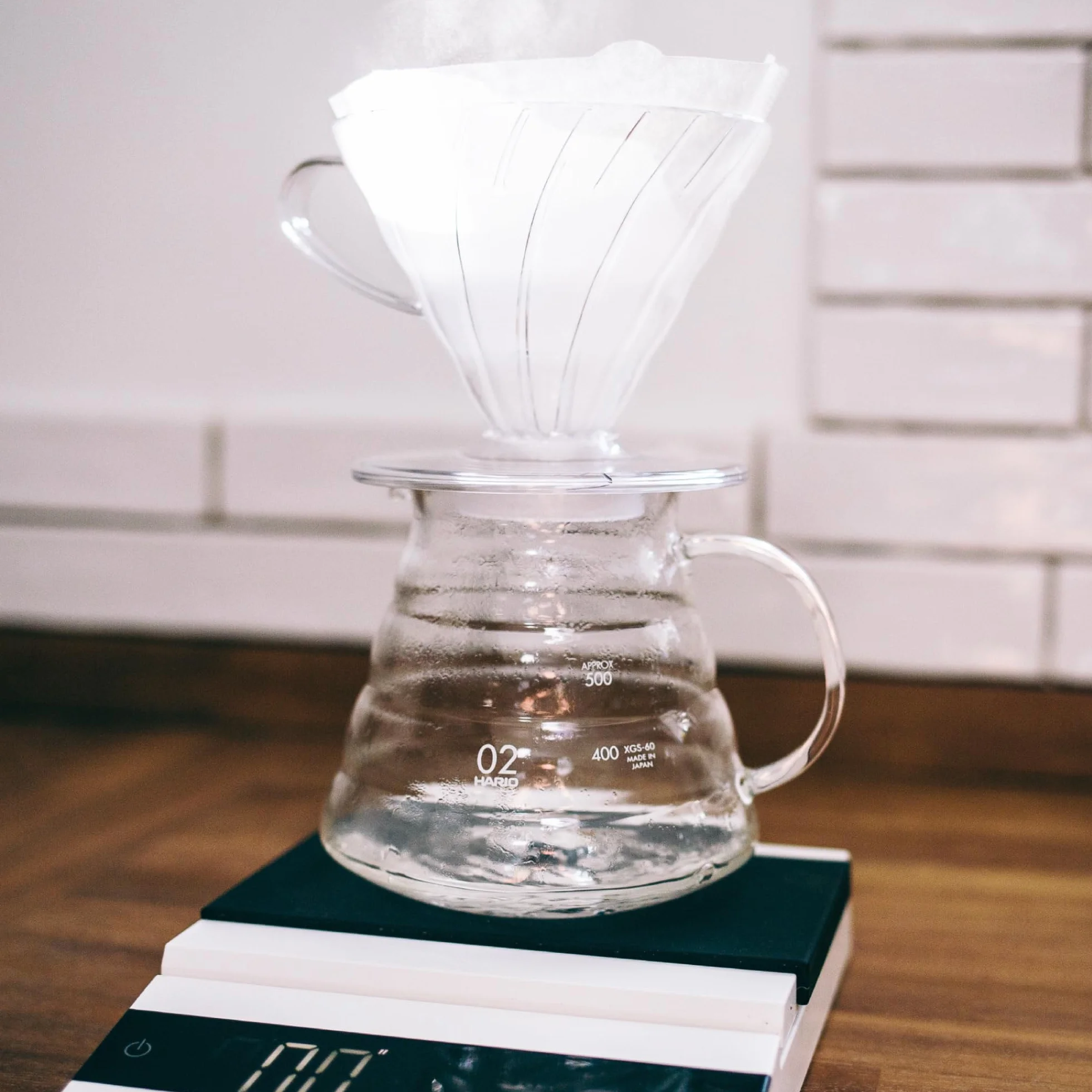 Hario V60 Filtry do Kawy Biały 03 100 sztuk