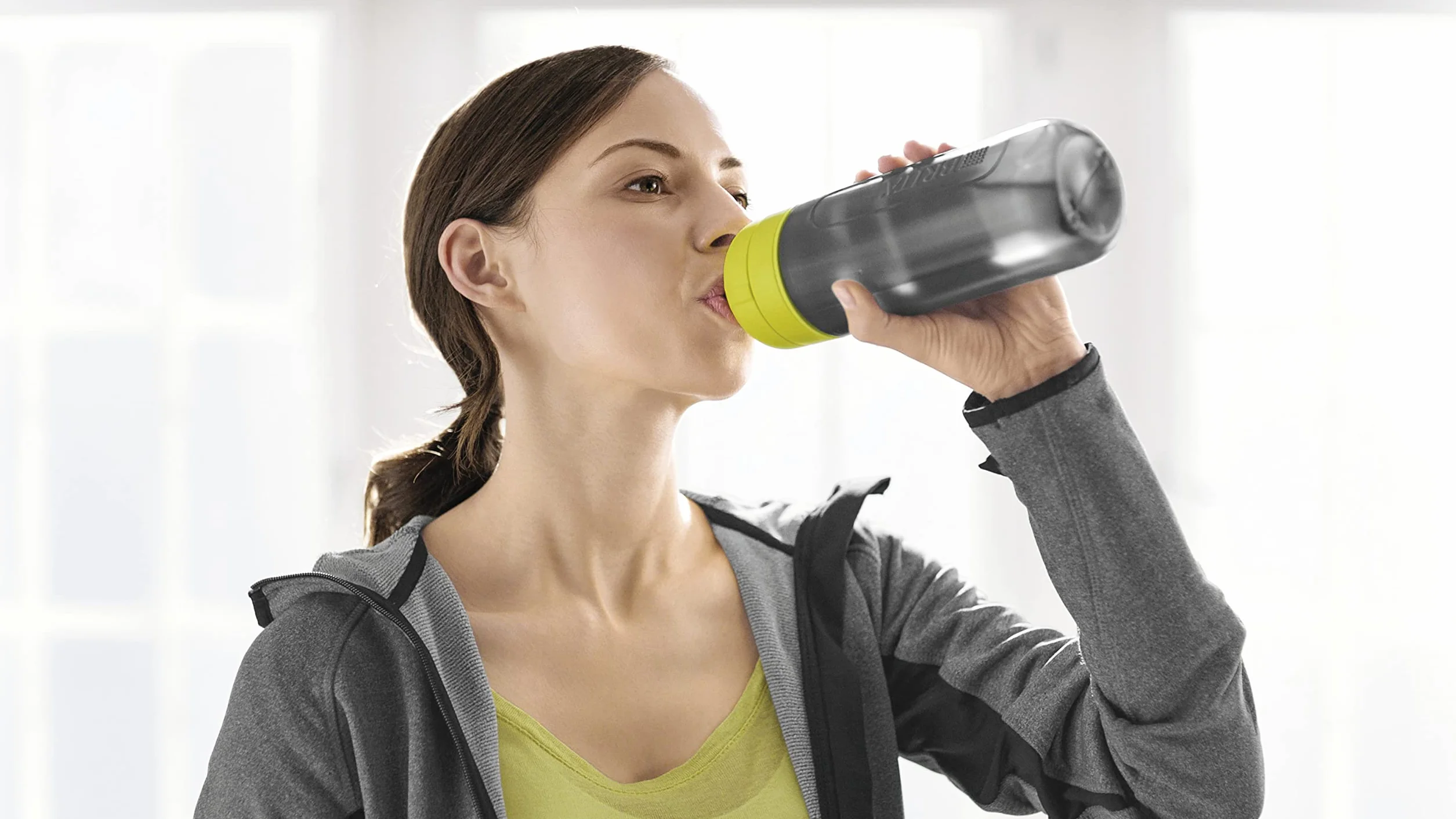 BRITA Active Limone Fill&Go butelka sportowa z filtrem na podróż, bez BPA, szczelna