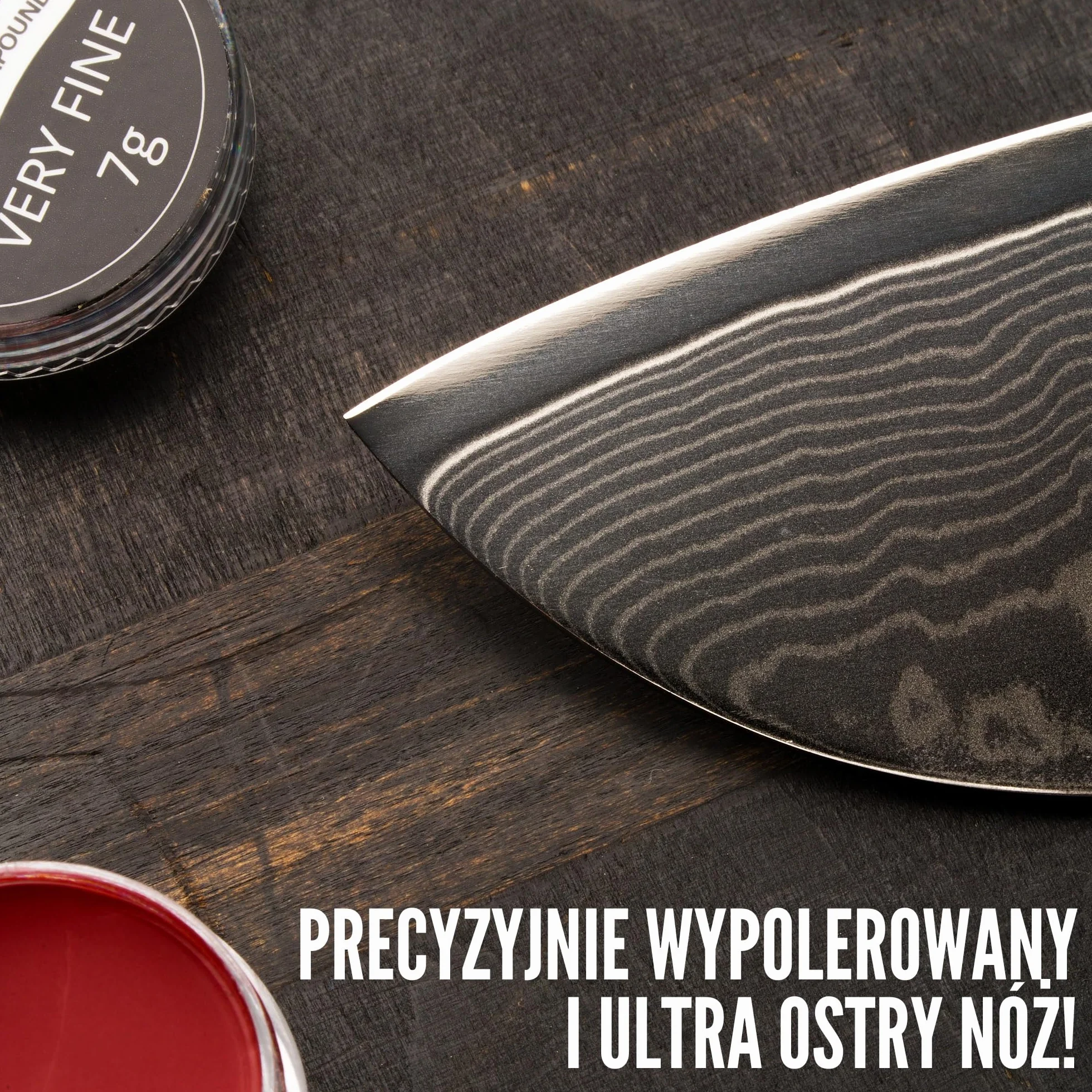 BACHER dwustronny skórzany pas do ostrzenia strop do polerowania noży z zestawem past polerskich