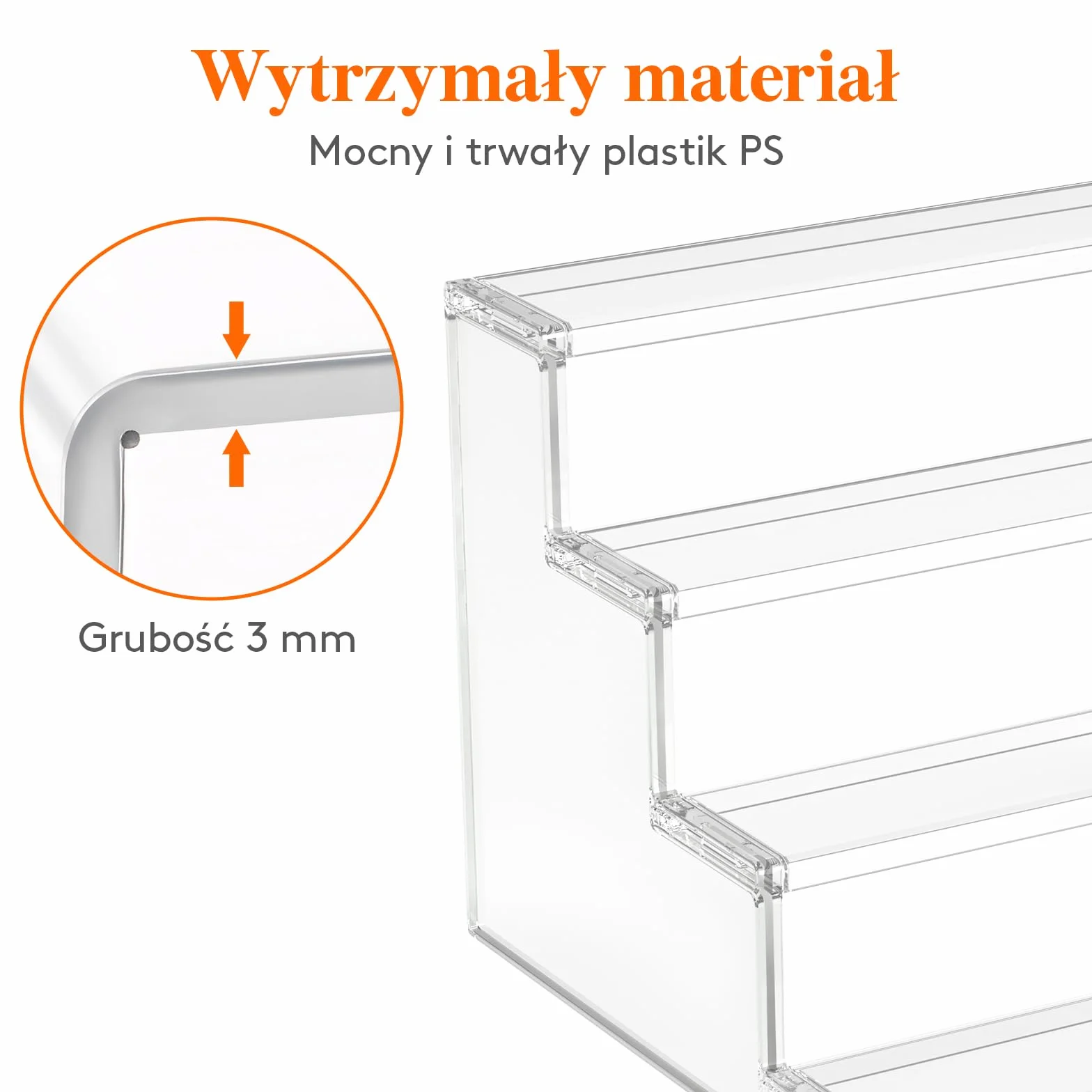 Lifewit 2 sztuki 30,5 cm akrylowy wyświetlacz do bufetów