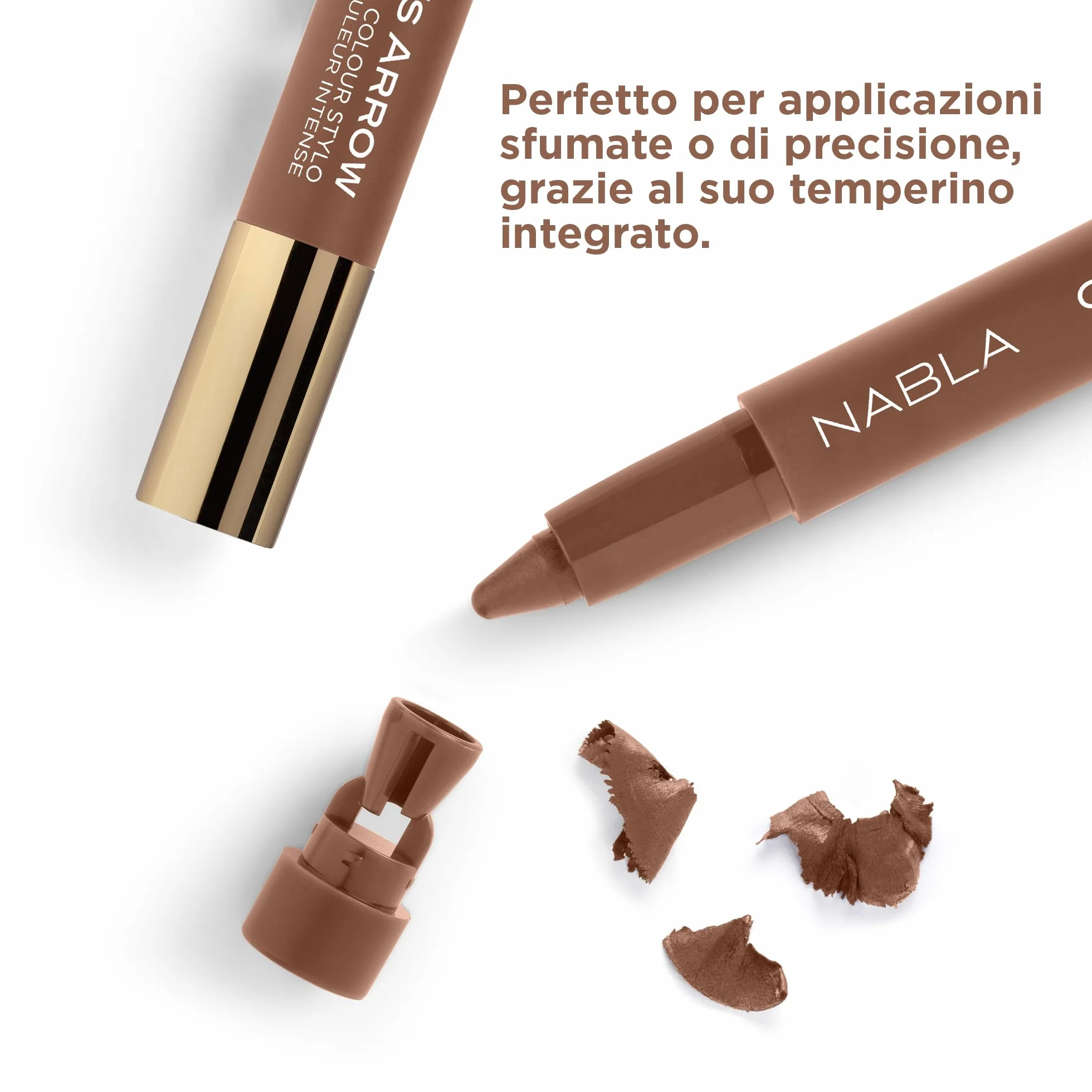 NABLA Cupid's Arrow Longwear Styl, 2-21 g, długotrwały eyeliner, uniwersalny cień do powiek o kremowej konsystencji i super pigmentacji | Makijaż zapewniający nieskazitelny wygląd, idealny prezent dla