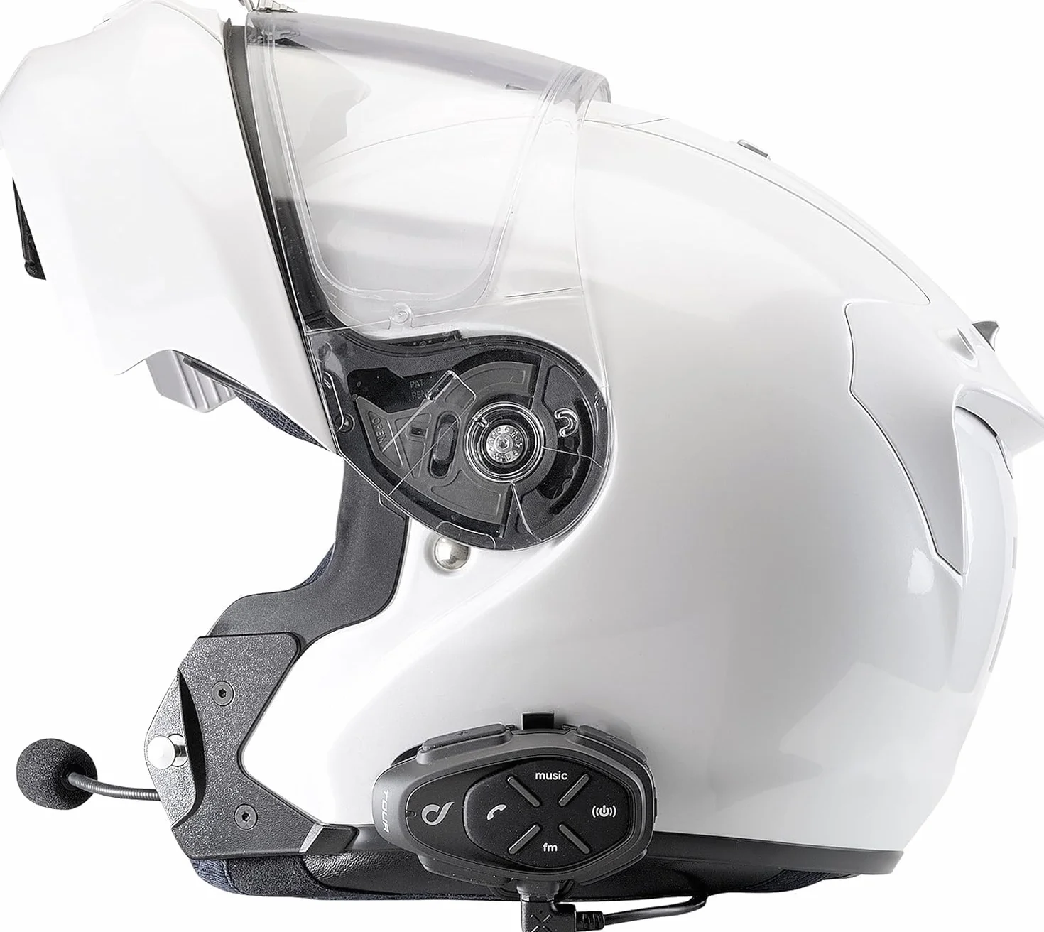 INTERPHONE TOUR | PODWÓJNE | Interkom motocyklowy Bluetooth, do 4 motocyklistów, dystans 1,5 km, czas pracy baterii 25 godzin, szybkie ładowanie, radio, Mp3, GPS, wodoodporny, uniwersalny.