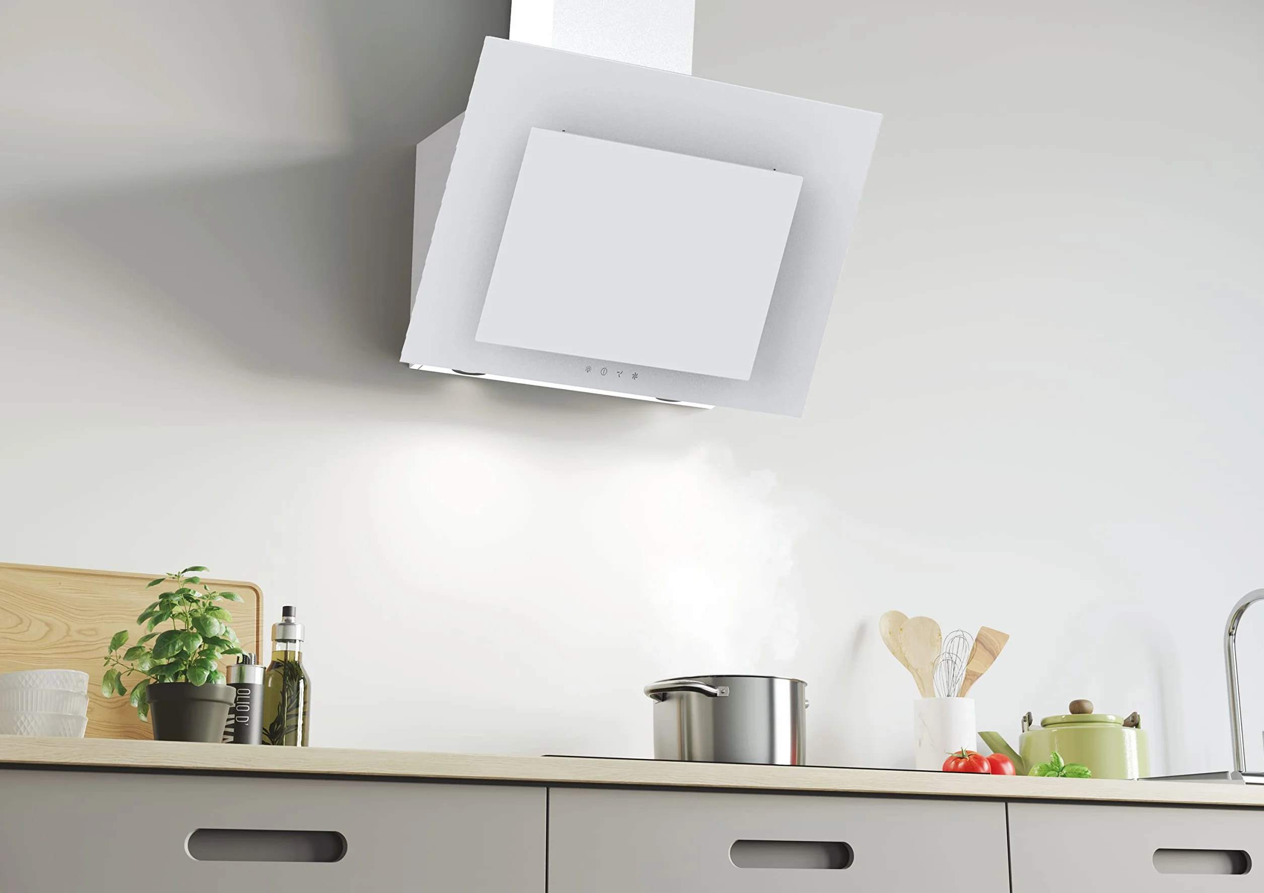 Candy Okap kuchenny CVMAD60/1B/1 DE 60 cm 129 W 3 poziomy mocy 425 m³/h