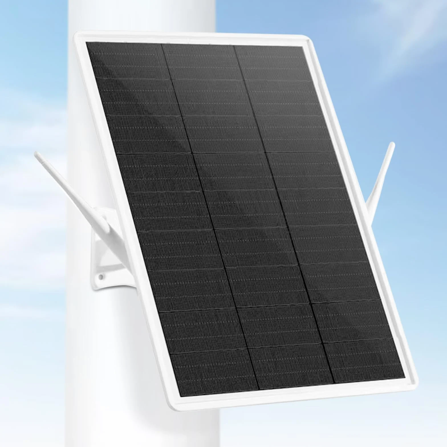 Wzmacniacz Wi-Fi Repeater zewnętrzny akumulator solarny, Wi-Fi Booster WiFi Range Extender zasięg do 100 m, wzmacniacz Wi-Fi 2,4 GHz z 300 Mbit/s, punkt dostępu Wi-Fi, kompatybilny z urządzeniami 2,4