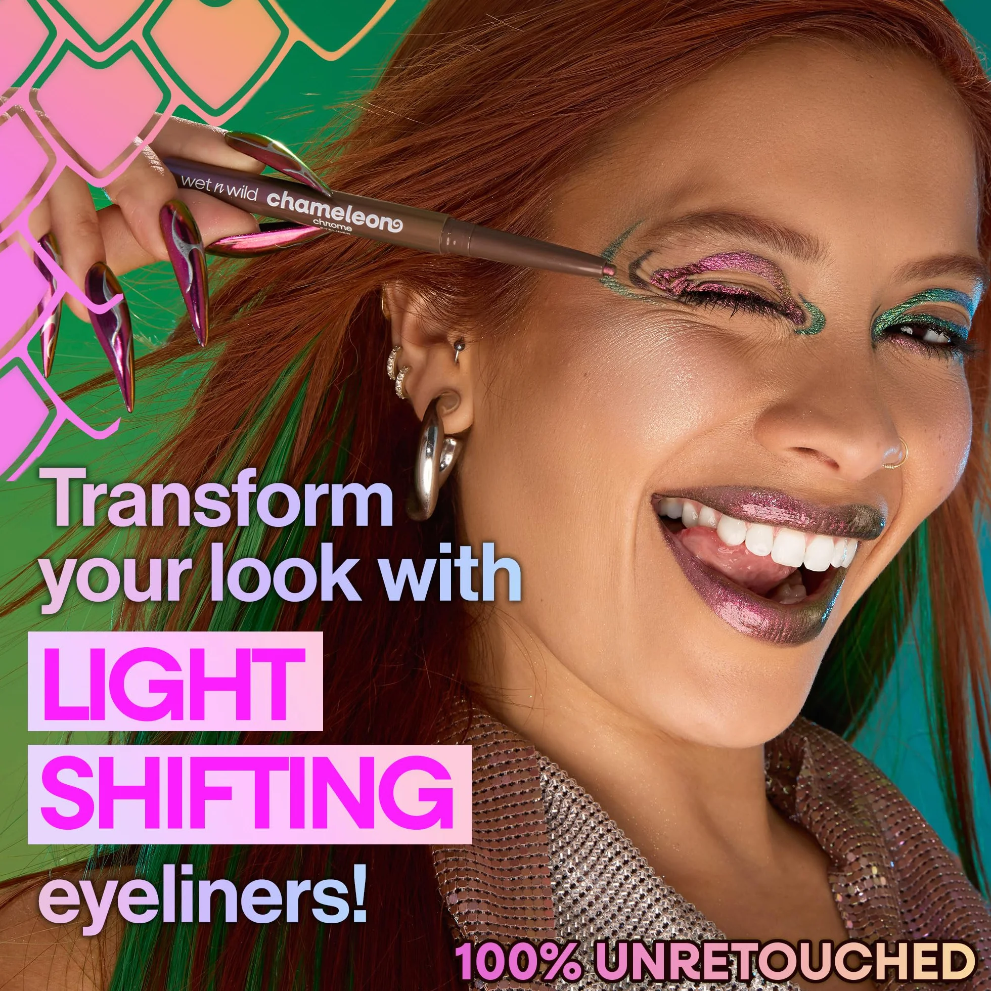 Wet n Wild Chameleon Chrome Eyeliner Wysuwany Wodoodporny 18-Godzinne Noszenie Cosmic Seeker