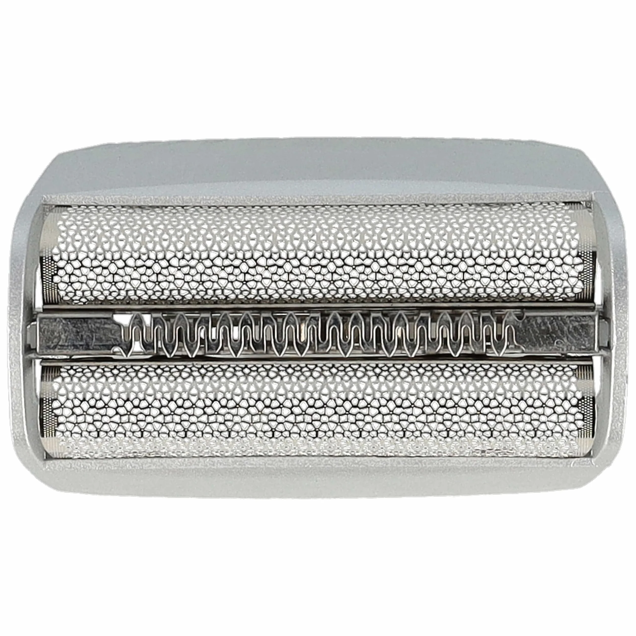 vhbw Zestaw części tnących do golarki Braun 195s, 195s-1, 197s, 197s-1, 199s golarka elektryczna, folia + blok na noże, kolor srebrny