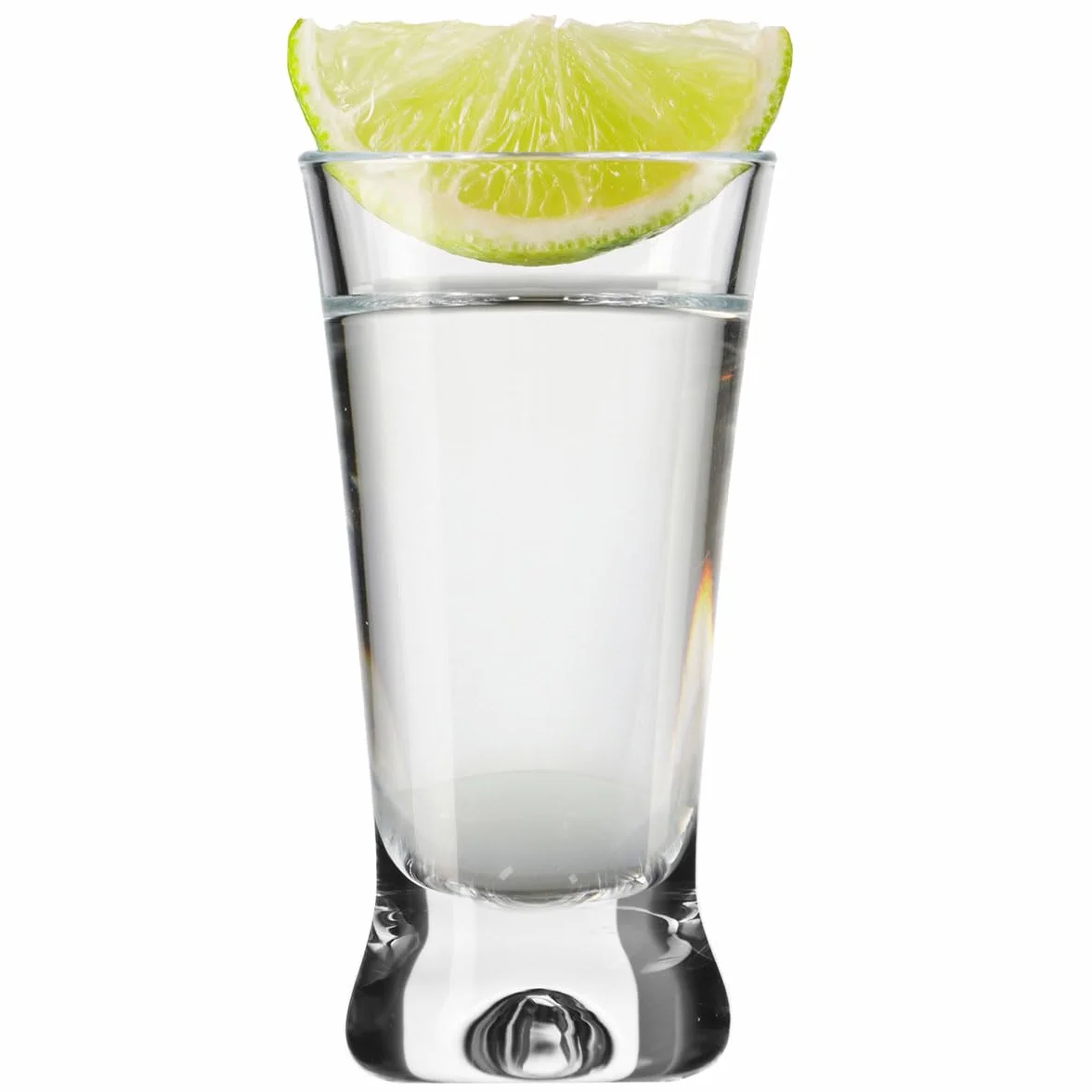 KROSNO | Kieliszki do wódki, szotów i likierów | Komplet 6 x 50 ml | Kolekcja X‑Line | Bezołowiowe szkło kryształowe, Grube dno z pęcherzem powietrza | Wygodna czarka, Uniwersalny | Do zmywarki