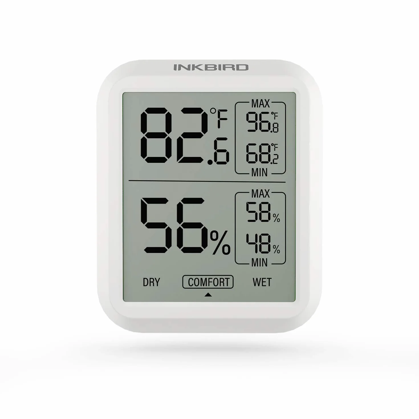 Inkbird ITH-20 Cyfrowy termometr higrometrowy LCD wewnętrzny zewnętrzny