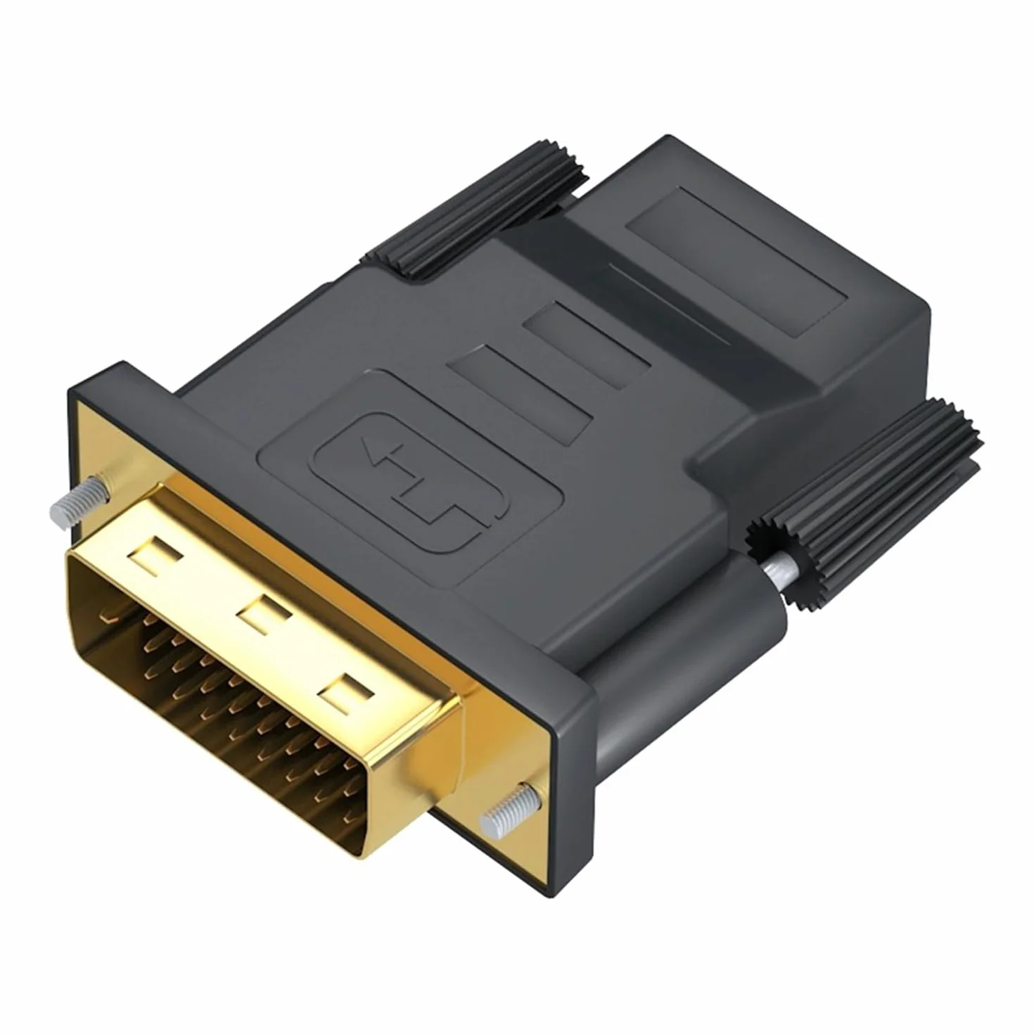 Adapter DVI na HDMI, adapter DVI-D męski na HDMI żeński 1080P dwukierunkowa konwersja do komputera, laptopa, monitora, telewizora, projektora, konsoli do gier i innych
