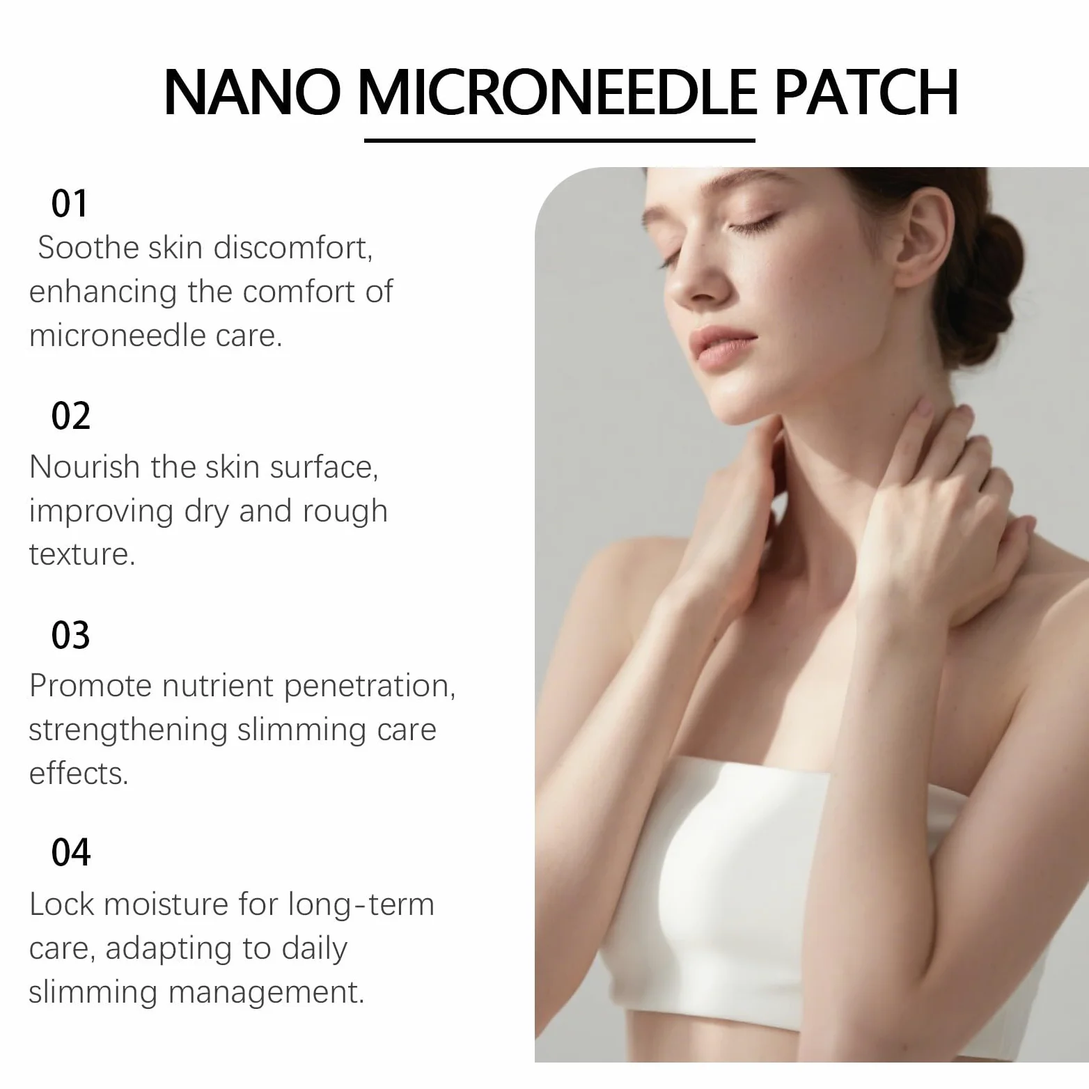 Plaster wyszczuplający 10 w 1 Moringa i Berberyna, naturalna nano-mikroneedle, ultra cienka niewidoczna, łatwa w aplikacji, spłaszcza brzuch, ujędrnia skórę, codzienne użytkowanie dla mężczyzn i