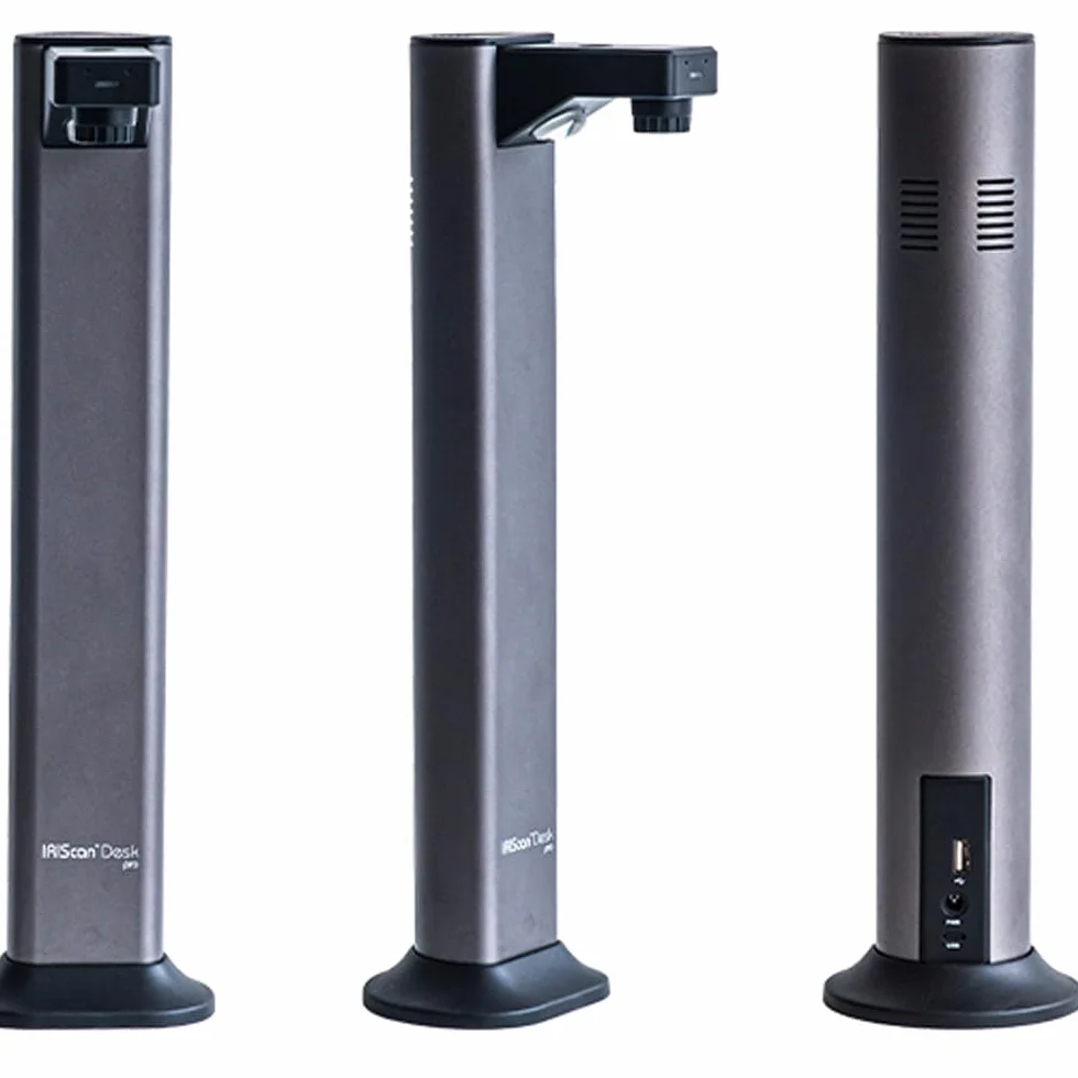 IRIScan Skaner dokumentów biurkowych, skaner ksi??ek - v7pro:4K UltraHD | 18MP | 600dpi | przeno?ny skaner | wizualizator | kamera dokumentalna |OCR|IA sp?aszczenie| skanowanie automatyczne | usuwanie