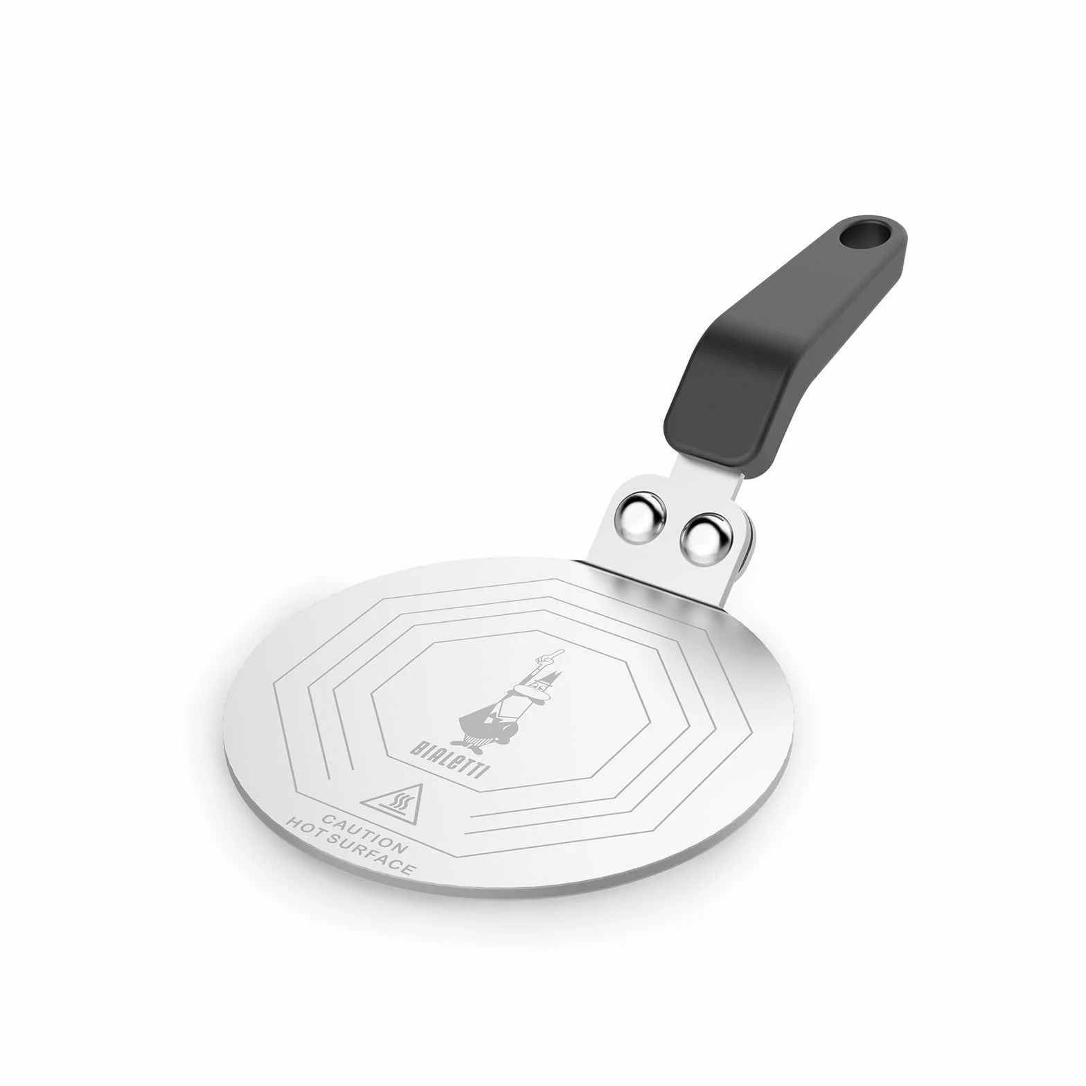 Bialetti Adapter do Płyty Indukcyjnej 13 cm Srebrny Czarny