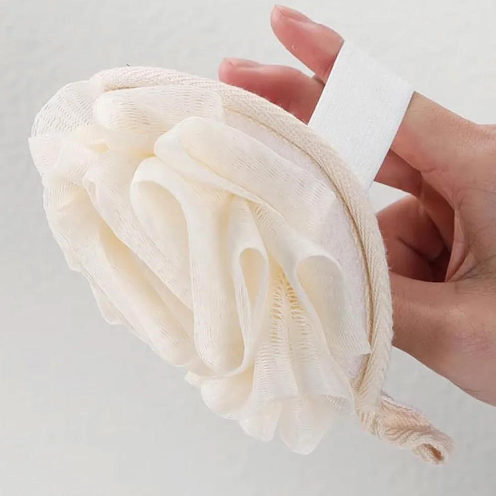 Ręcznik złuszczający Loofah Gąbki do kąpieli Prysznic Peeling do ciała Gąbka do kąpieli Peeling do ciała Złuszczający dla mężczyzn Kobiety Jedwabista skóra, głęboko czyste rękawiczki złuszc