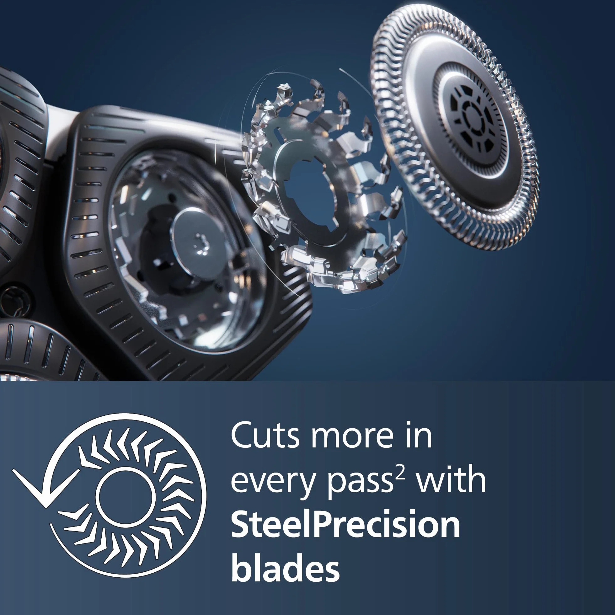 Philips Shaver Series 5000 - męska golarka elektryczna do golenia na mokro i na sucho, z technologią SkinIQ, trymer Pop-up, etui podróżne, szybkie czyszczenie kapsułki i wkład do szybkiego czyszczenia