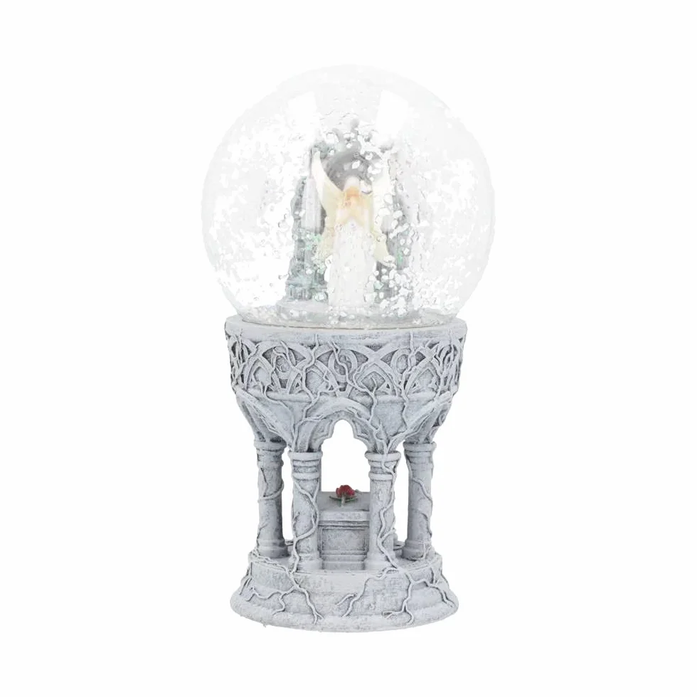 Nemesis Now Love Remains Snowglobe Anne Stokes 18,5 cm żywica szkło woda kość słoniowa