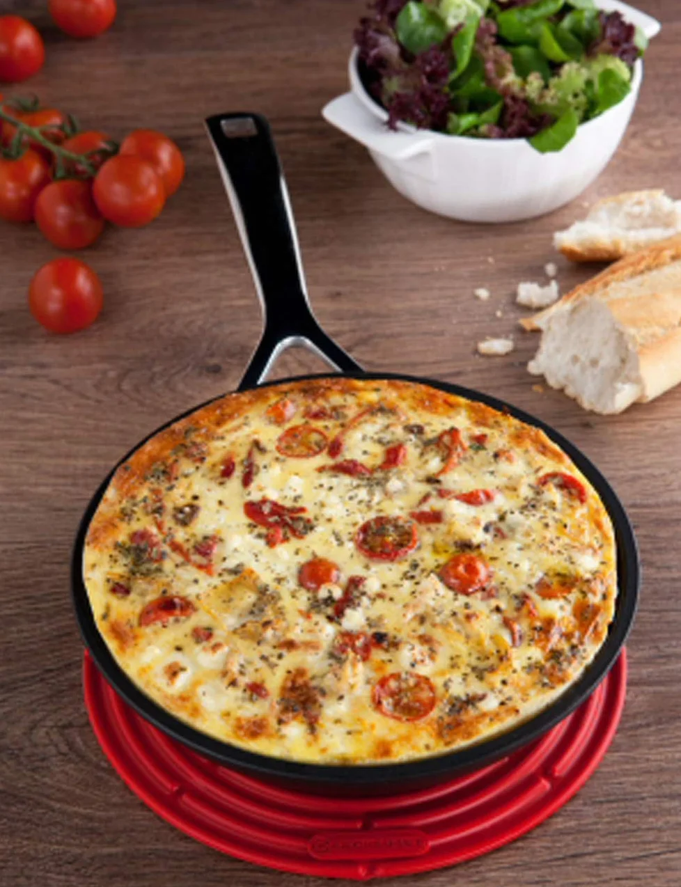 Le Creuset Wzmocniona nieprzywierająca patelnia 22 cm, aluminiowa