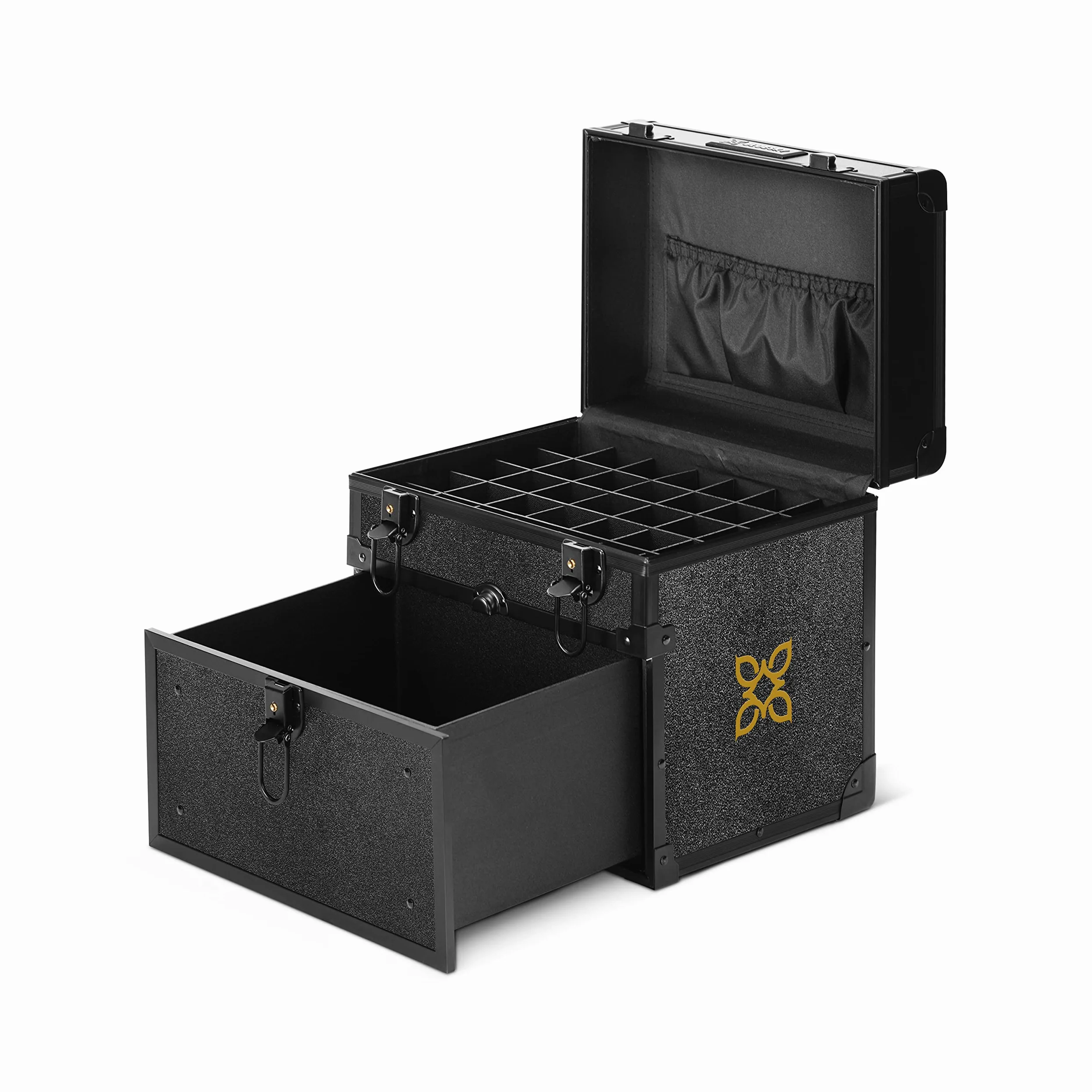 Bluesy Professional Nail Case - Metal, organizatorzy lakieru do paznokci, przechowywanie lakier