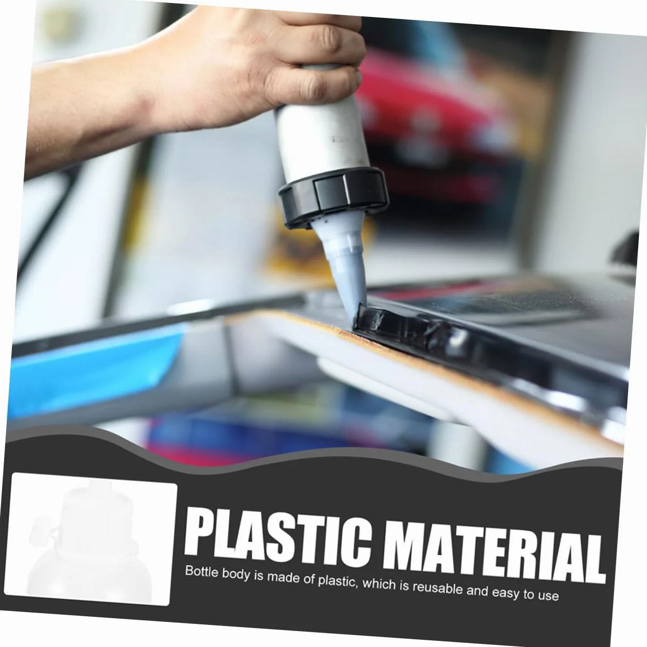 WOONEKY 12kawałki Butelki z Cienką Końcówką Do Kleju Plastikowe Butelki Do Aplikacji z Pokrywkami Wielokrotnego Użytku i Naprawczych