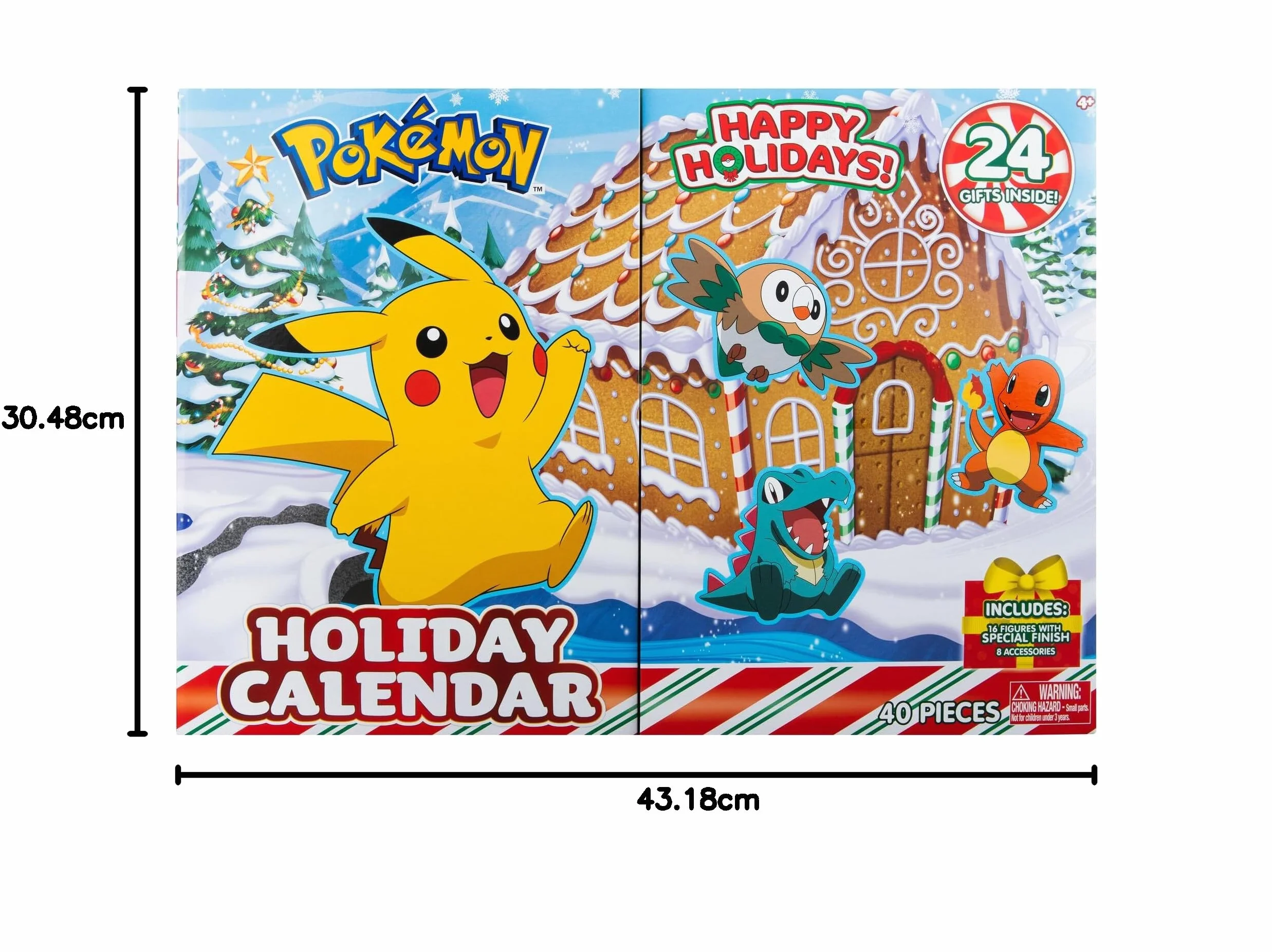 Jazwares PKW3066 Kalendarz Adwentowy, Wielokolorowy, 24 Sztuki