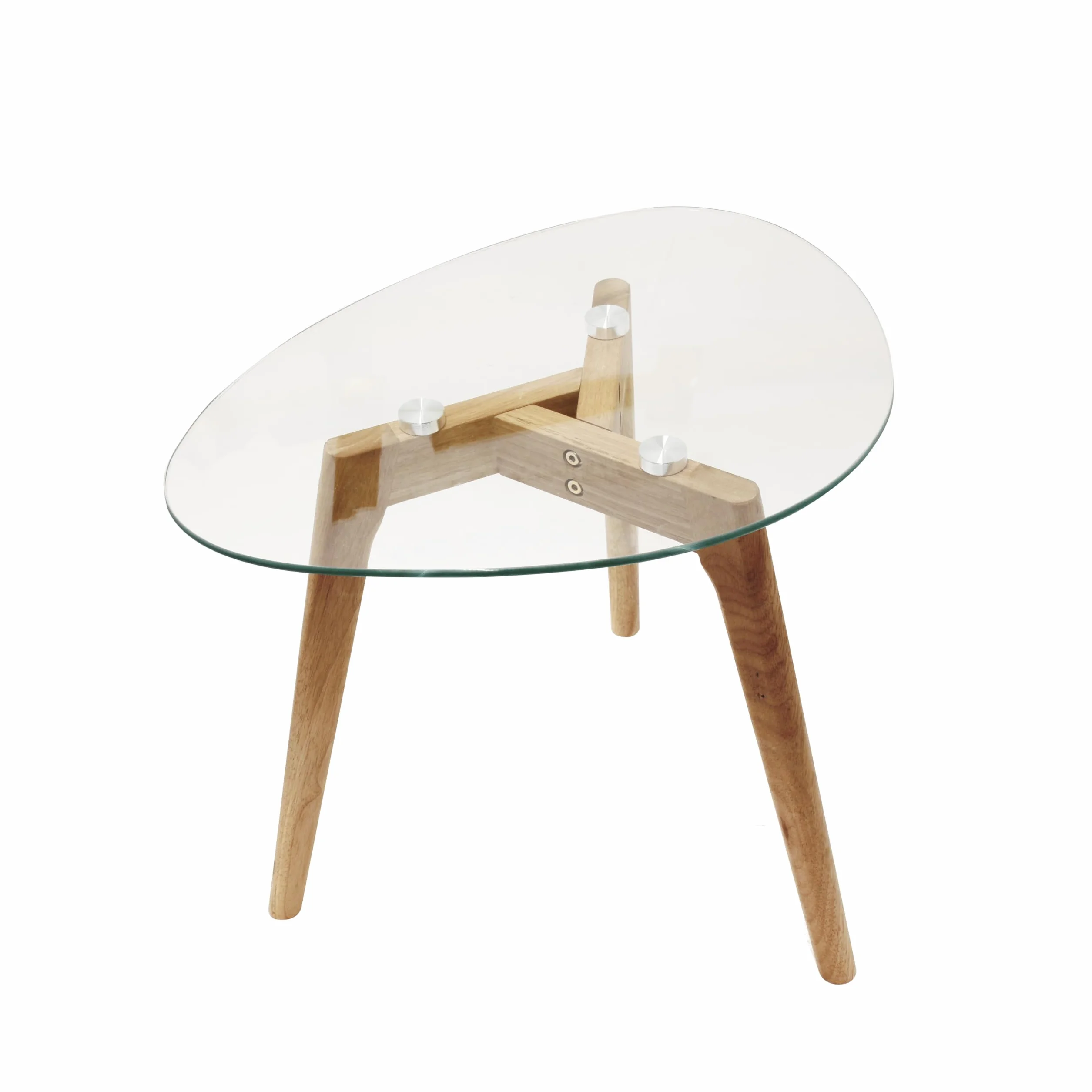 THE HOME DECO FACTORY Mesas Nido de Madera 2 sztuki 60 x 45 x 43 cm