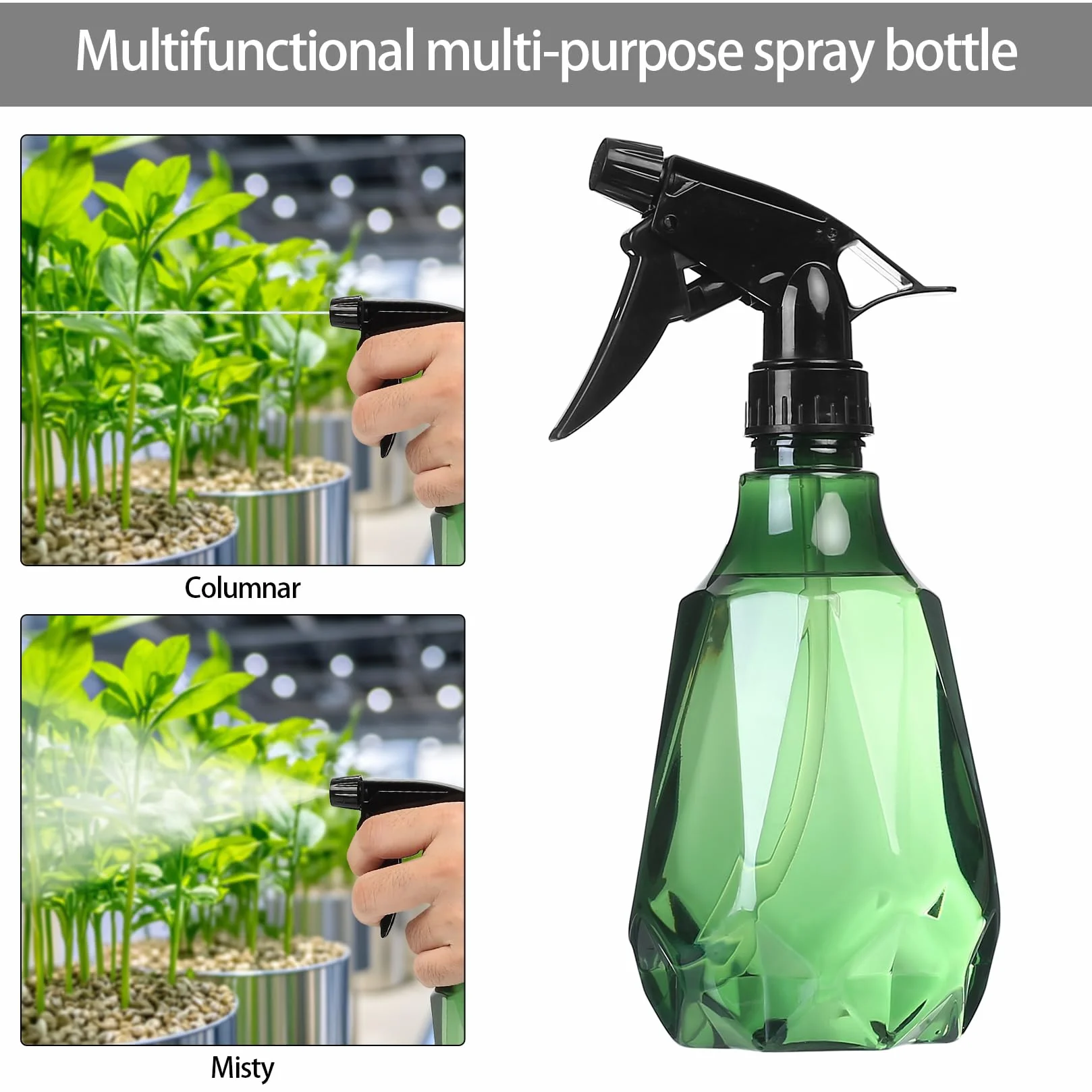 Butelki z rozpylaczem 500 ml 2 szt. do napełniania