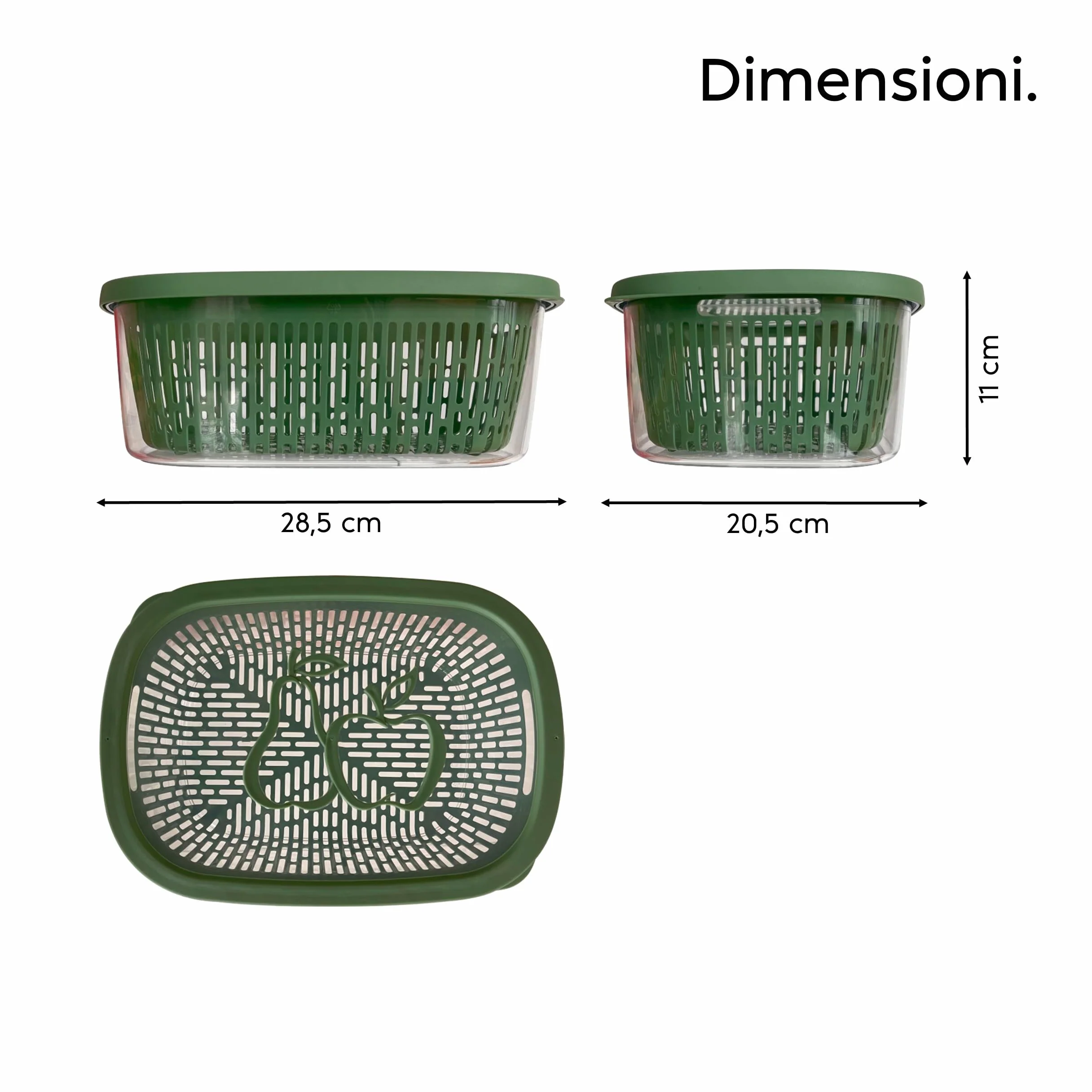 Pojemnik do przechowywania żywności Aroma Keeper 4 l 28,5 x 20,5 x 11 cm plastikowy z pokrywką