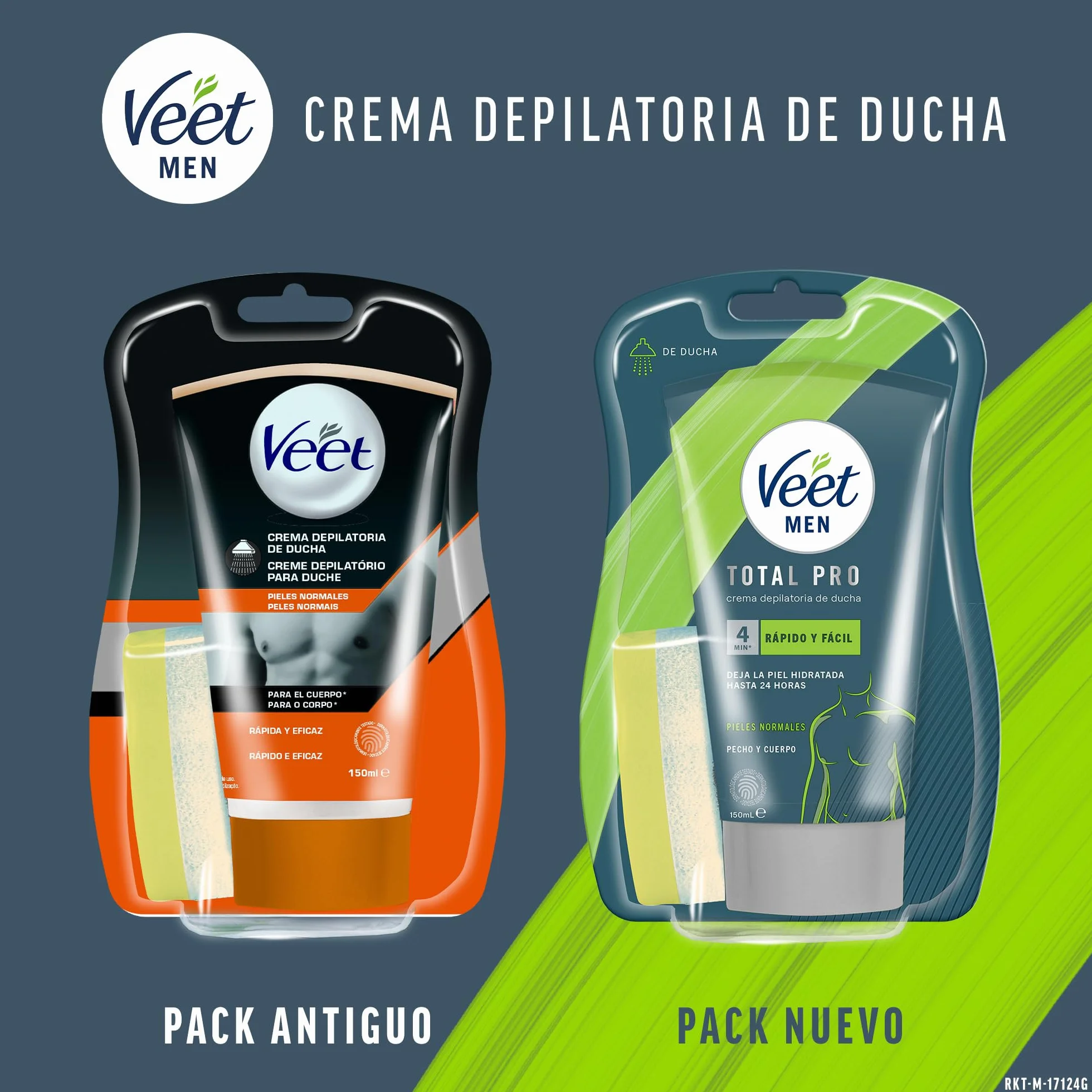 Veet for Men krem do depilacji ciała pod prysznicem dla mężczyzn, normalna skóra, 150 ml