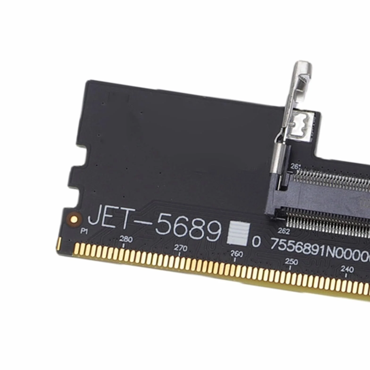 Eujgoov Karta Adaptera DDR5 U DIMM na SO DDR5 RVS, Konwerter Pamięci Laptopa na Komputer Stacjonarny do Naprawy i Konserwacji Komputera, z Bezpiecznym, Stabilnym środowiskiem Testowym
