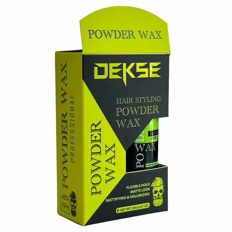 Dekse Wosk w proszku do włosów 20 g | Matujący i Zwiększający objętość | Puder do stylizacji