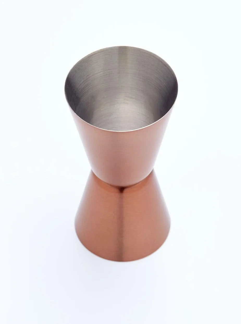 BarCraft Dwustronny Jigger Miarka Barmańska Stal Nierdzewna 25 ml/50 ml 12x17x22 cm