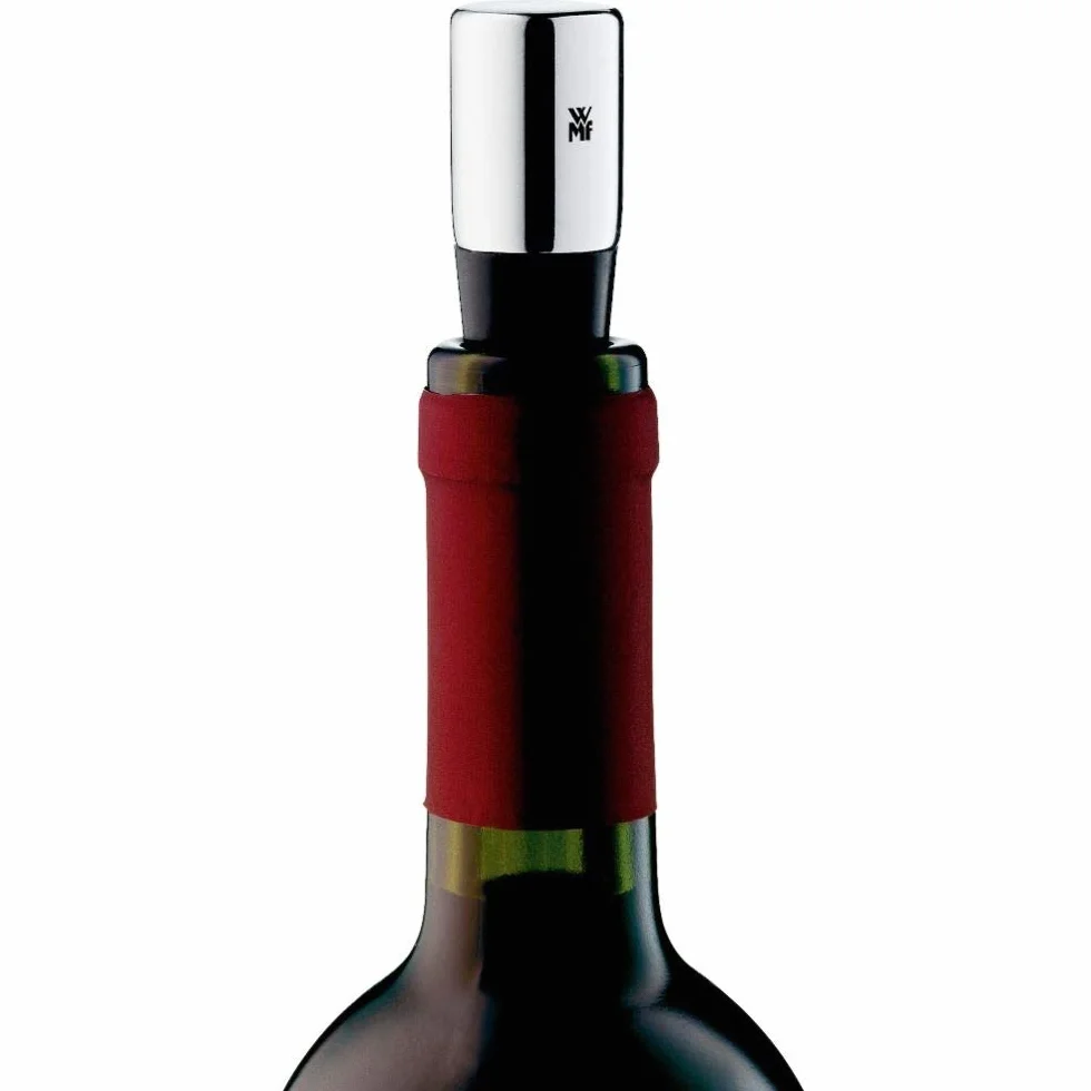 WMF Vino Zamknięcie na Butelkę Wina, Stal Szlachetna, 8 x 8 x 4,3 cm