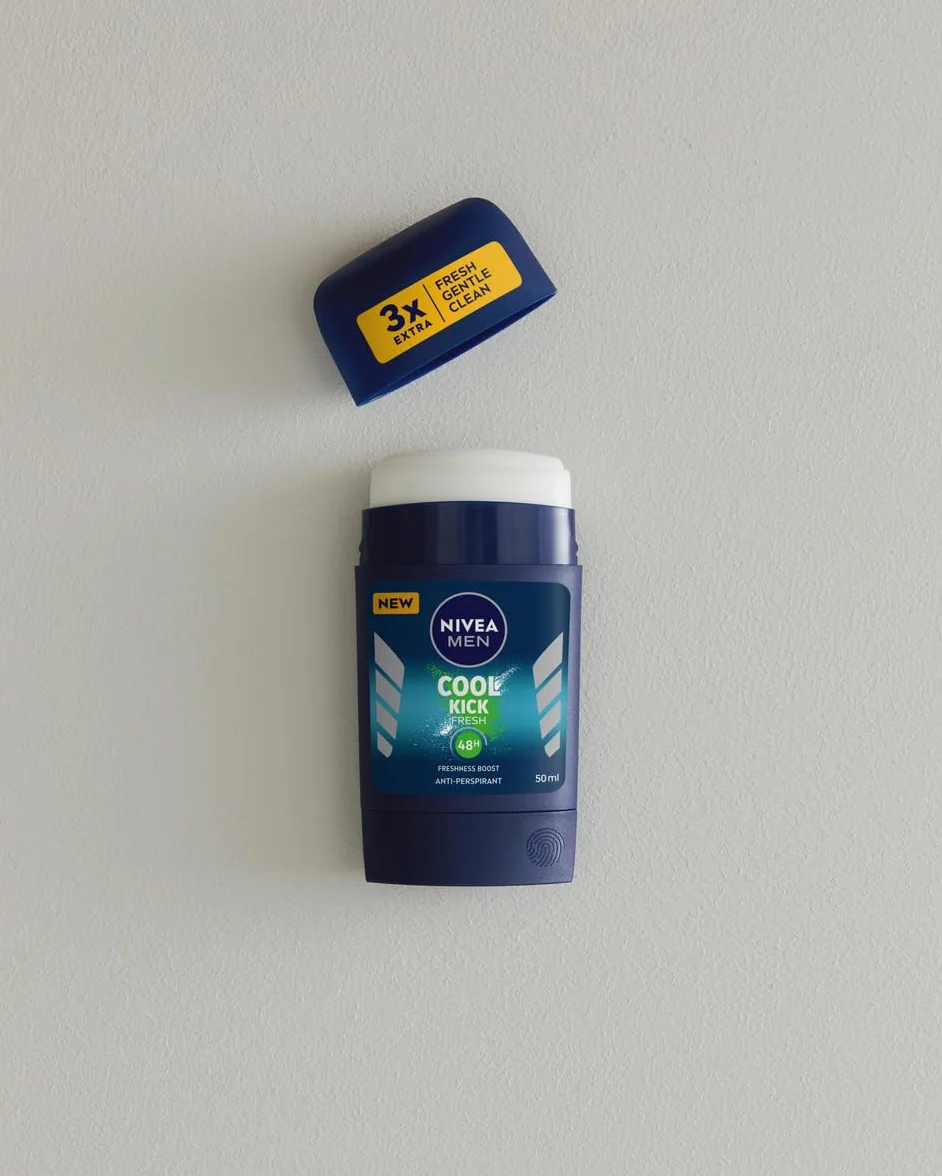 NIVEA MEN Fresh Kick 48 H Antyperspirant w sztyfcie dla mężczyzn 50 ml
