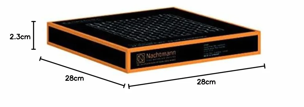 Nachtmann Półmisek kwadratowy, szkło kryształowe, rozmiar: 28 cm, Bossa Nova, 0081398-0
