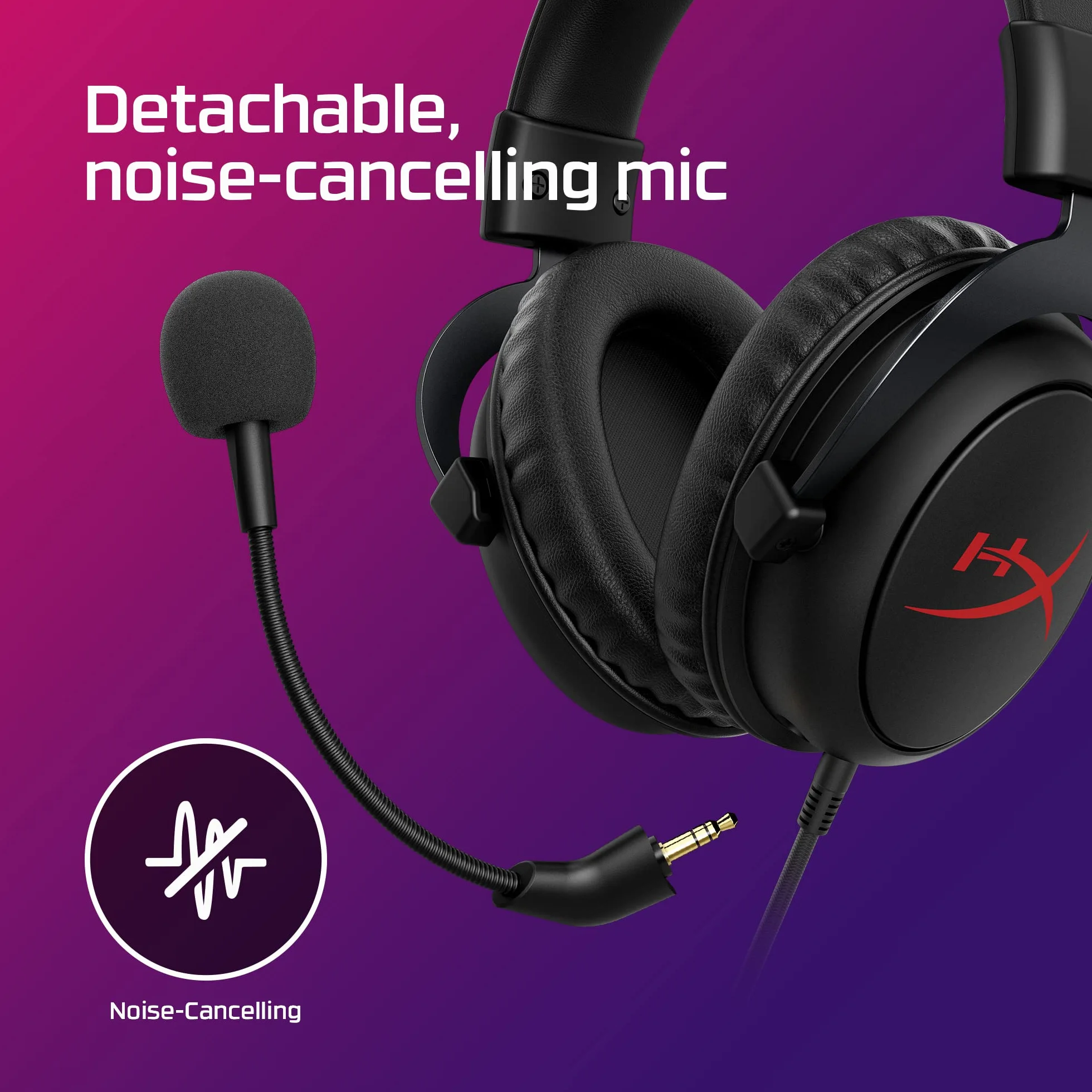 HyperX Cloud Core – zestaw słuchawkowy do gier do PC, słuchawki DTS: X, przestrzenne audio, podkładki z pianki zapamiętującej, trwała aluminiowa rama