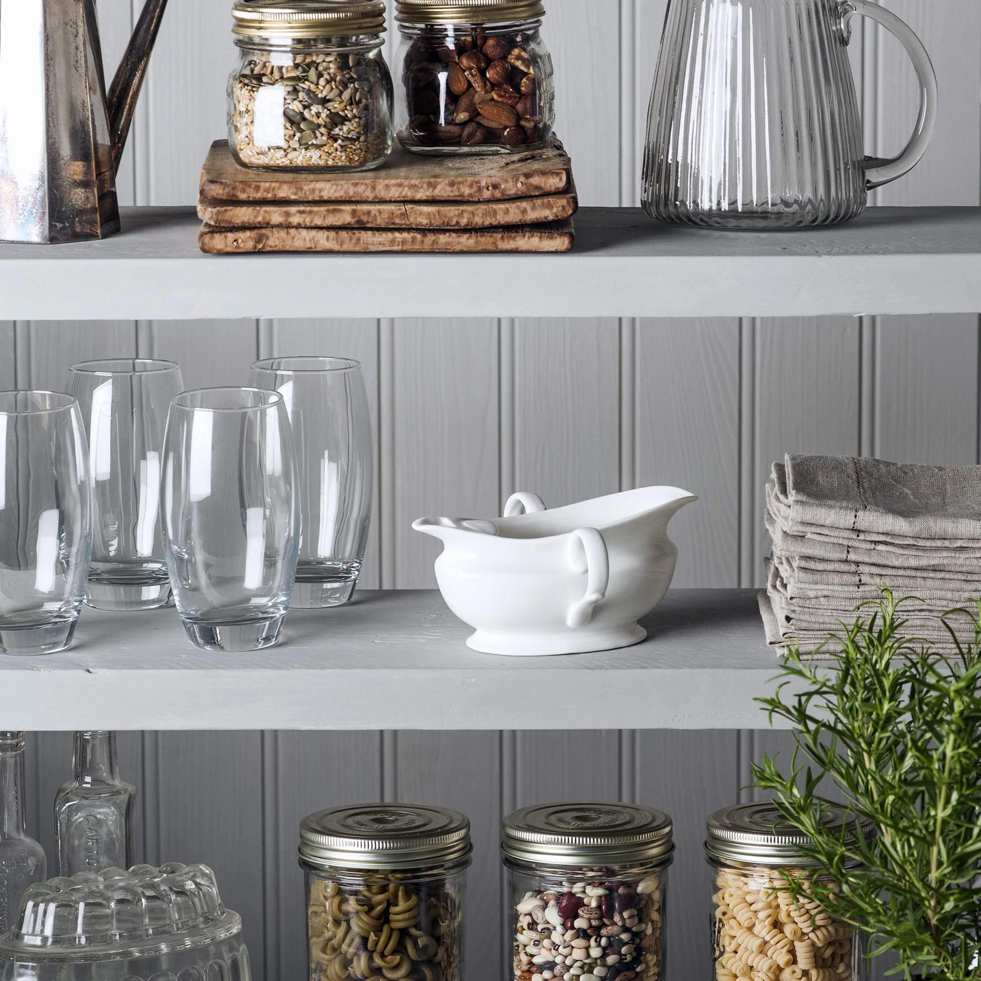 WM Bartleet & Sons 1750 T308 porcelanowy separator tłuszczu 300 ml biały