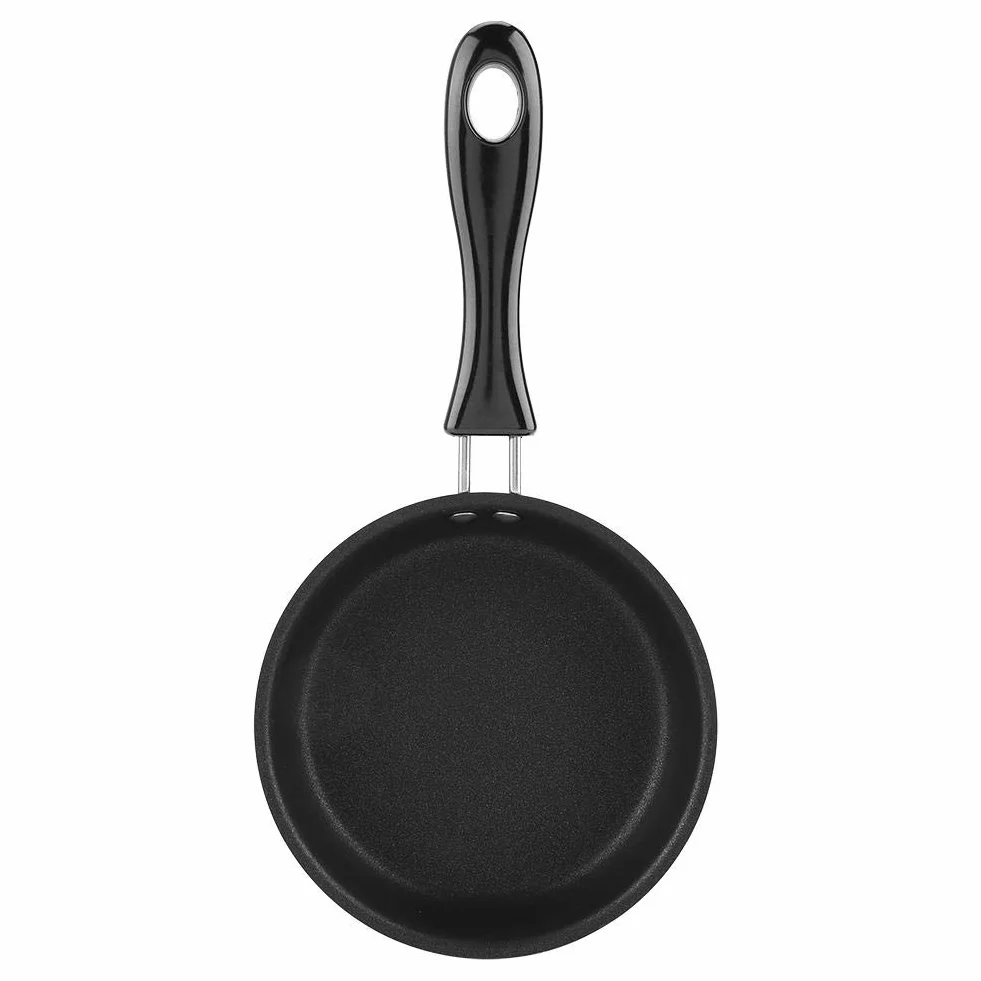 Mini Patelnia Jajko Omlet 12 cm Czyste Żelazko Powłoka Czarna