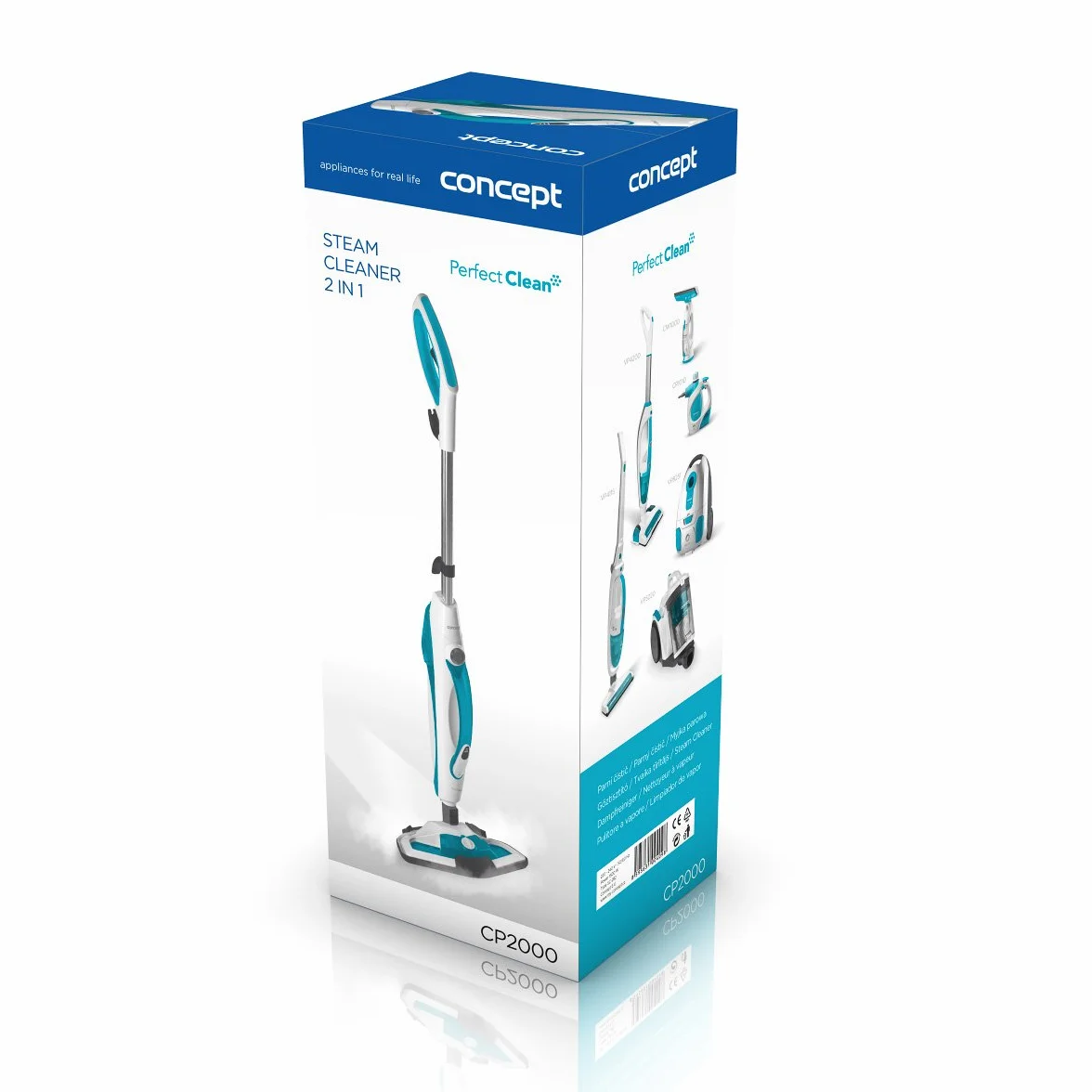 Mop parowy 2 w 1 CP2000 PERFECT CLEAN