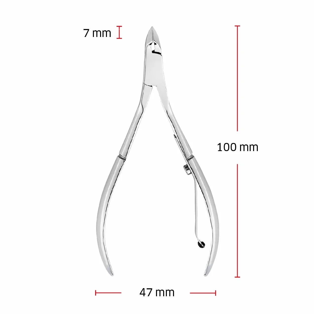 ZWILLING Cążki do skórek (do usuwania wystających skórek, ostrze do precyzyjnego cięcia), polerowane, srebrne, 100 mm