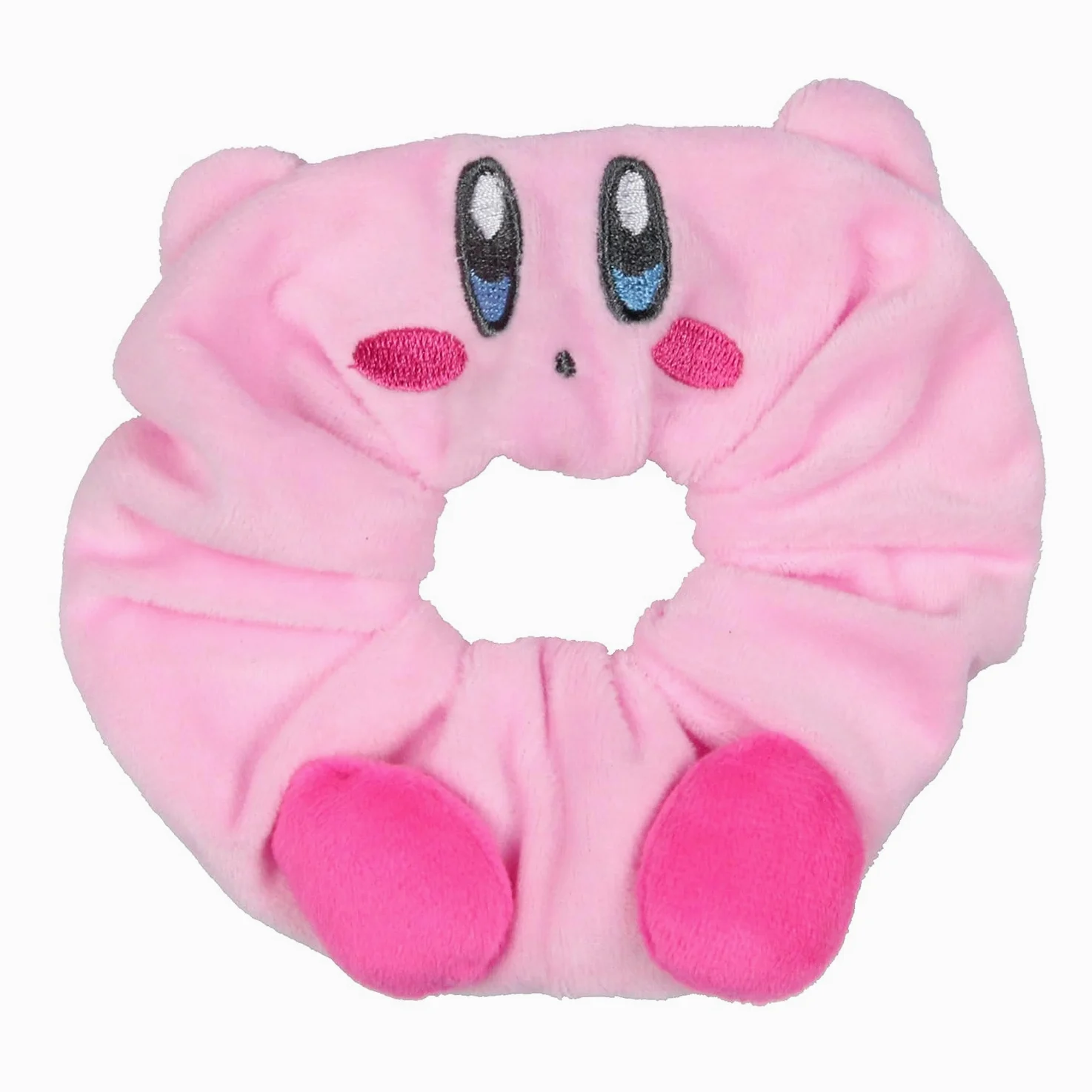 Kirby zestaw gumek do włosów z postaciami 3D, akcesoria do włosów do wszystkich rodzajów włosów, 3-częściowy zestaw, bezbolesne usuwanie warkoczy