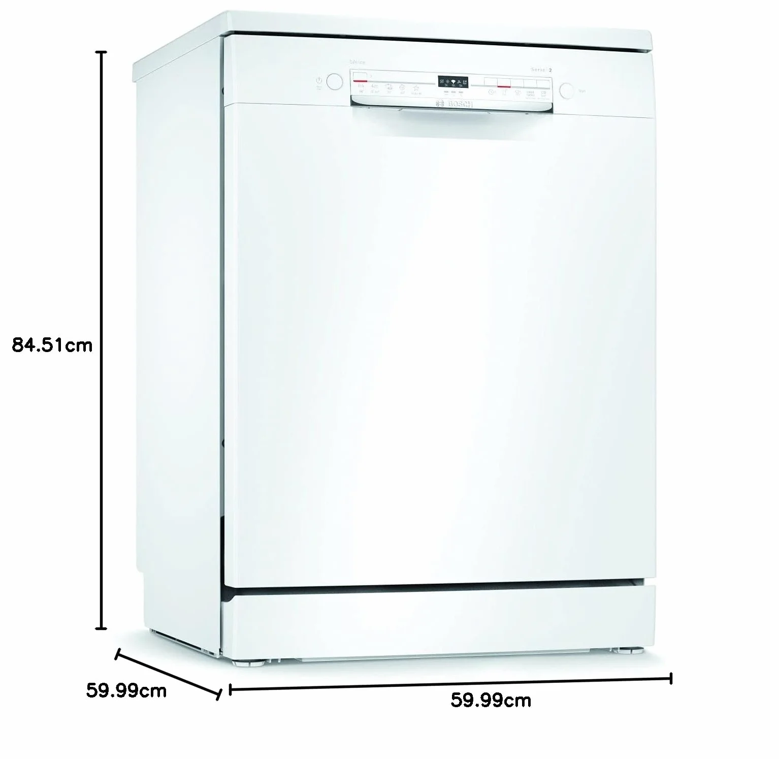 Bosch SMS2ITW11E Seria 2 Zmywarka swobodnie pozycjonowanie 60 cm biały